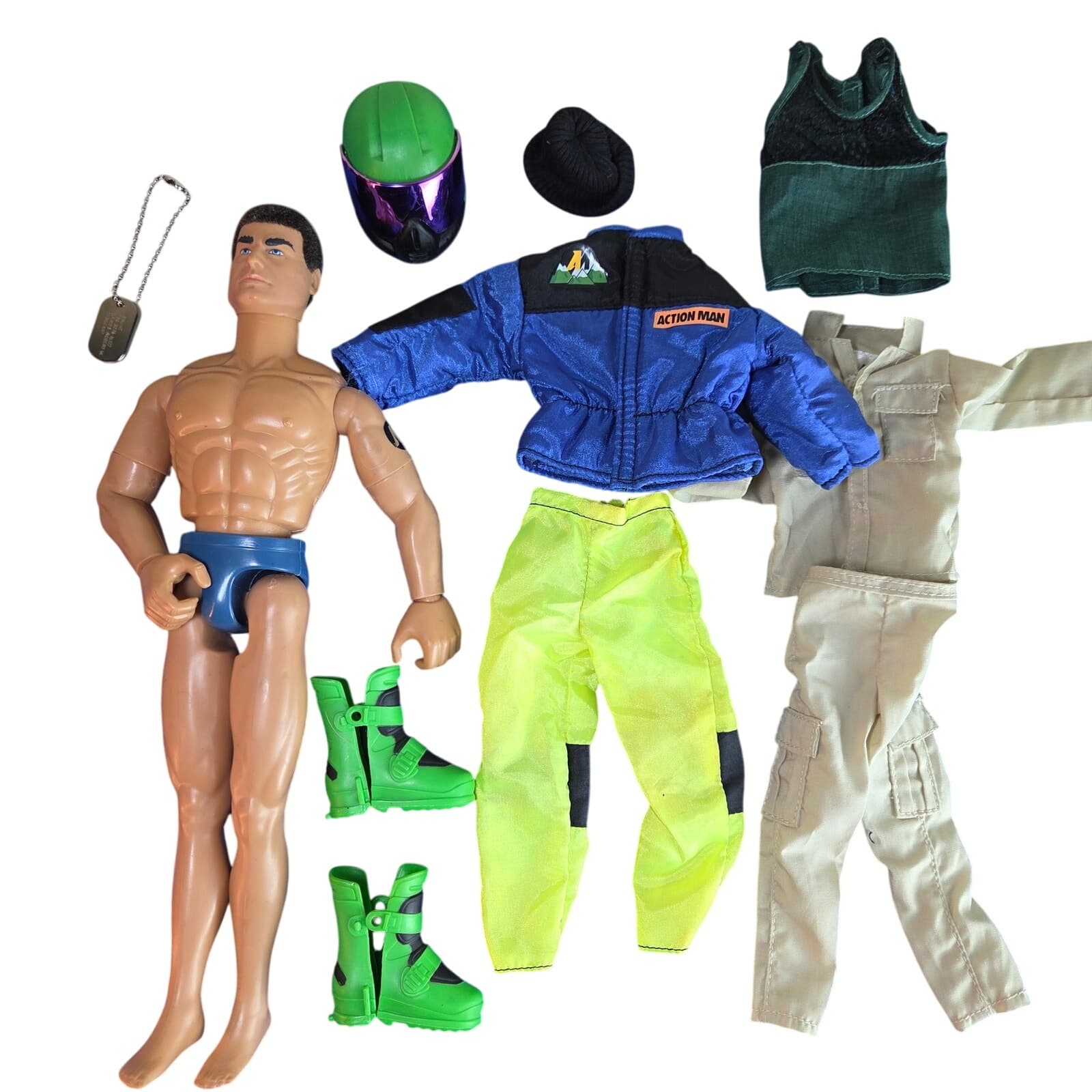 Vintage 1993 Hasbro G.I. JOE Action Man Snowboard Raider 1/6 12" doll - Image 1