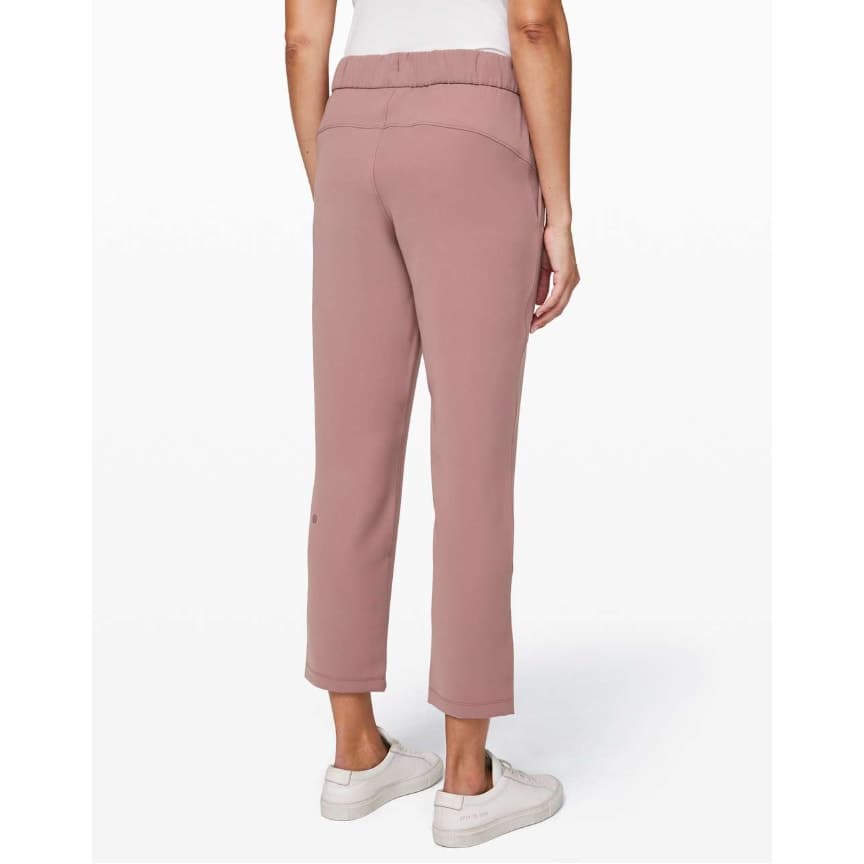 Lululemon On The Fly Pant *Woven 27" - Red Dust - Size 10 - Style # W5BPMS - Thumbnail 4