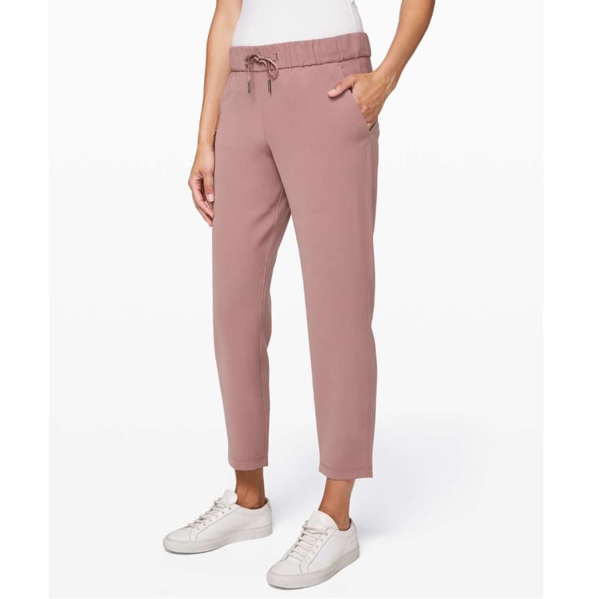 Lululemon On The Fly Pant *Woven 27" - Red Dust - Size 10 - Style # W5BPMS - Thumbnail 3