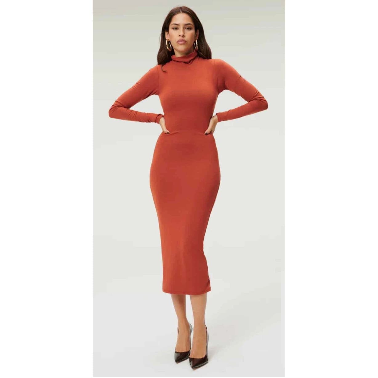 Good American Sundown Dress - Size 3/Large - Brick - NWOT - Image 1