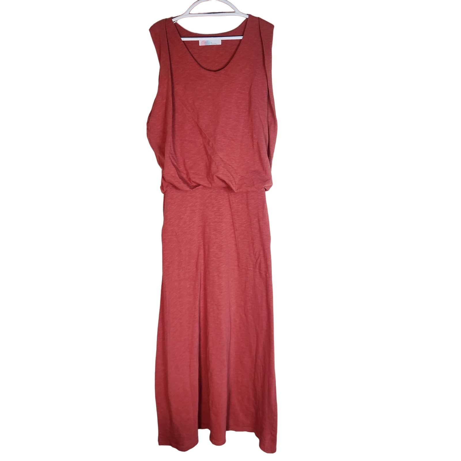 FP Beach by Free People Sleeveless Maxi Dress Oversized with Pockets, Large - Thumbnail 5