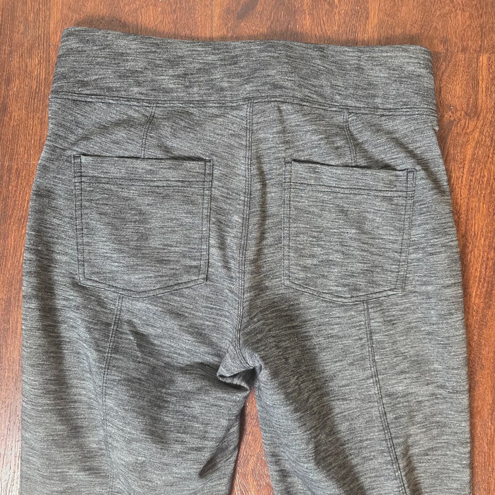 Athleta Metro Tech Bootcut Yoga Pants - Heathered Gray - Small - Style # 138452 - Thumbnail 5