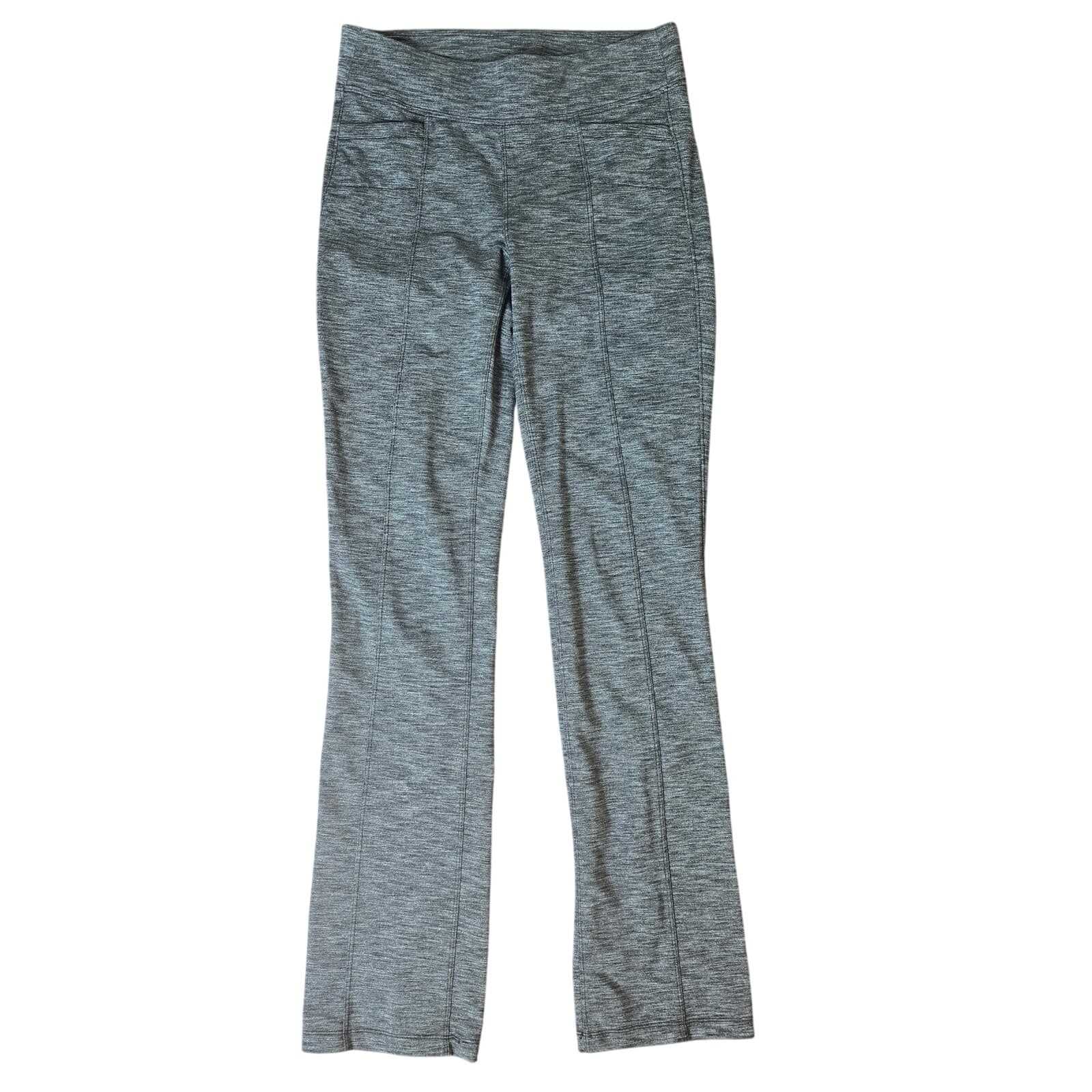 Athleta Metro Tech Bootcut Yoga Pants - Heathered Gray - Small - Style # 138452 - Image 1