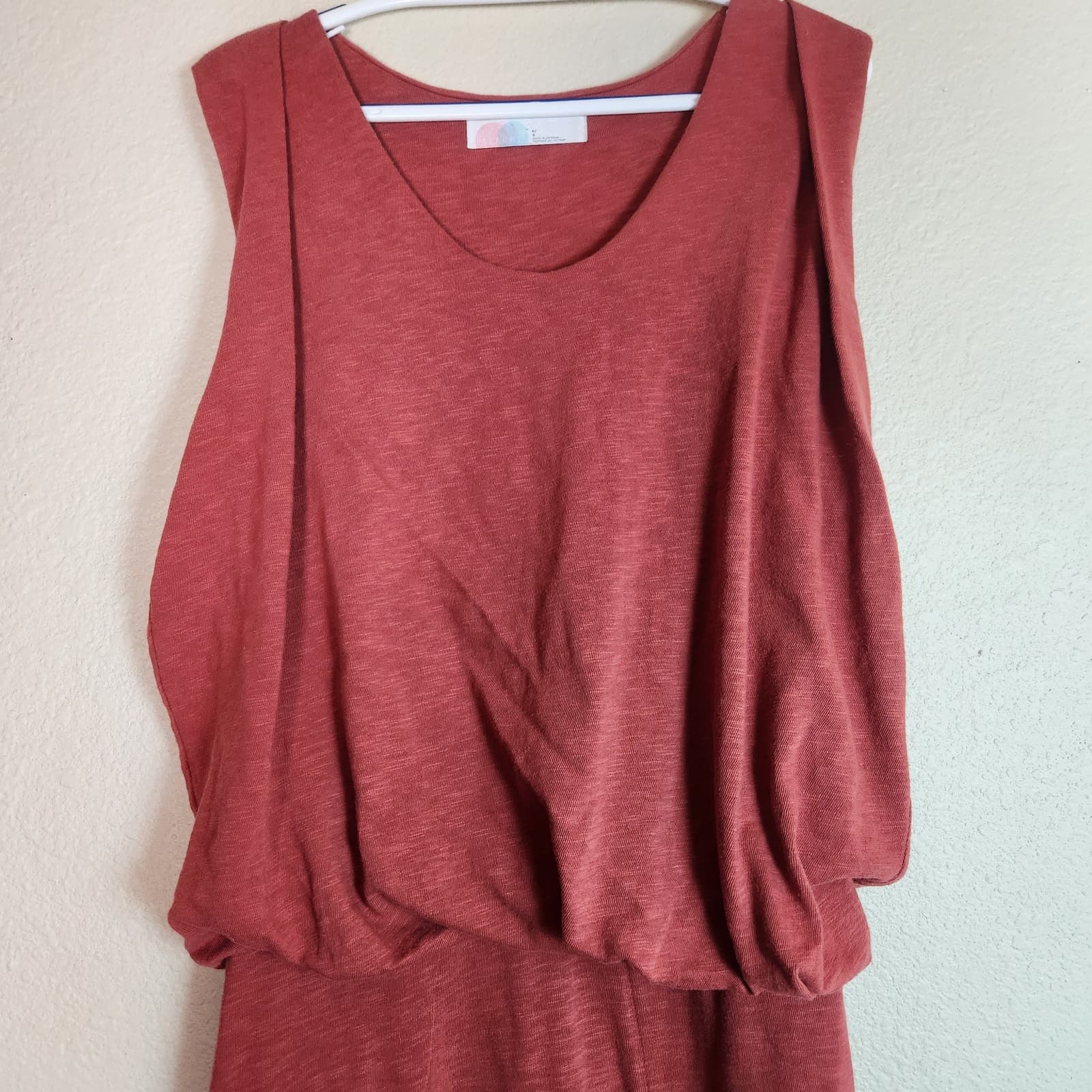 FP Beach by Free People Sleeveless Maxi Dress Oversized with Pockets, Large - Thumbnail 2