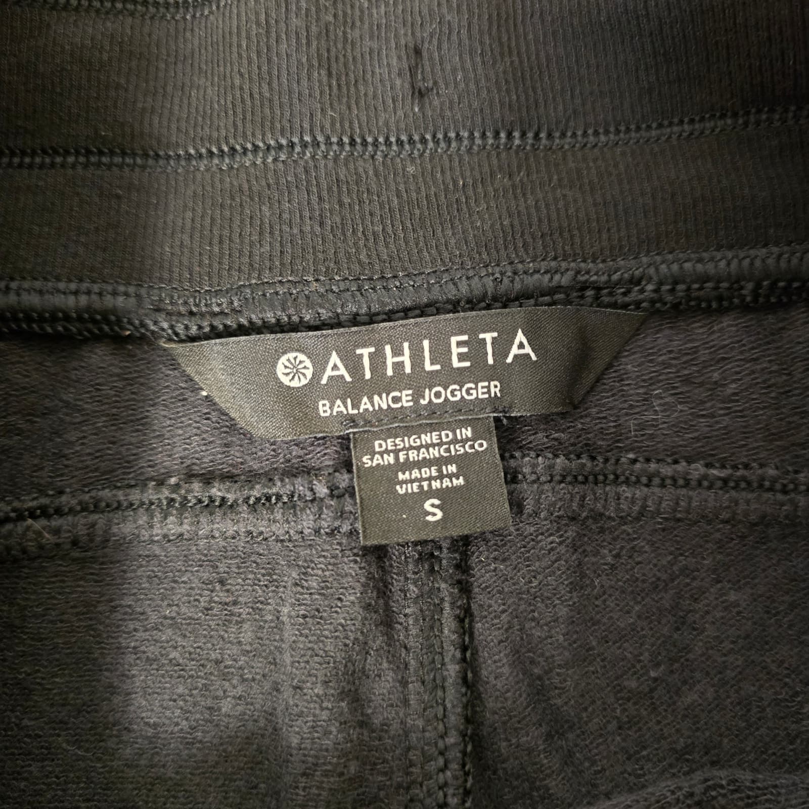 Athleta Balance Jogger Sweatpants - Black - Size Small - Style # 882627 - Thumbnail 10