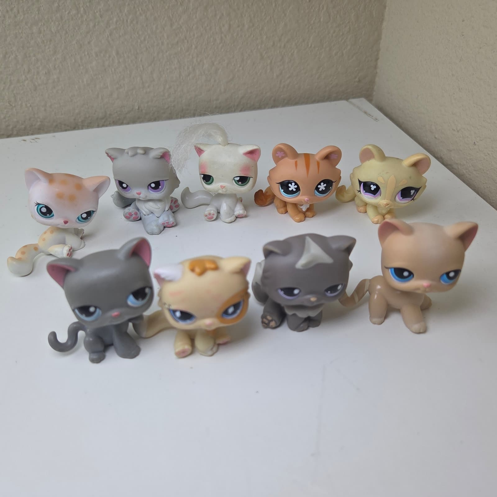 Littlest Pet Shop LPS Curious Kittens House + Cats Crouching Shorthair - Thumbnail 7