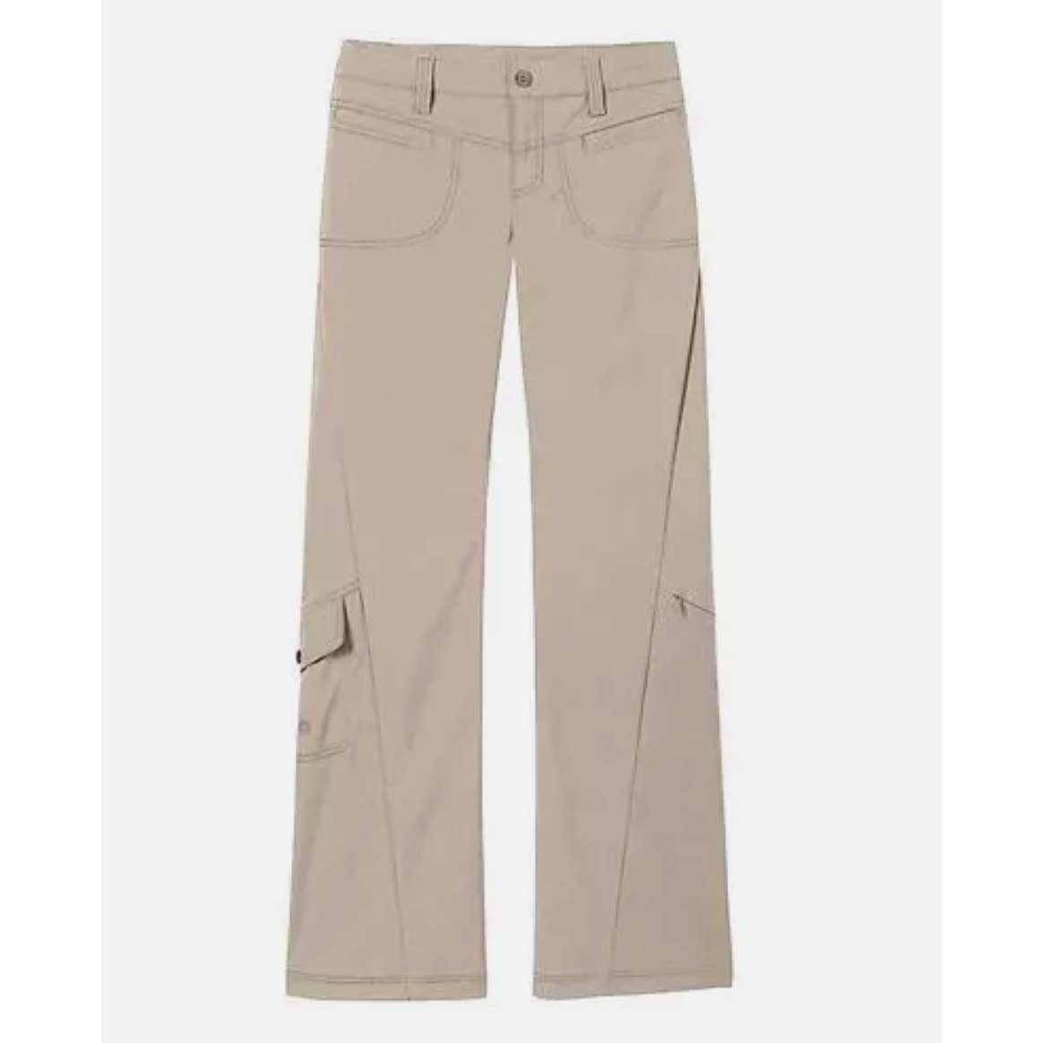 Athleta Khaki Dipper Utility Cargo Carpenter Pants - Size 4 - Style # 683761 - Thumbnail 2