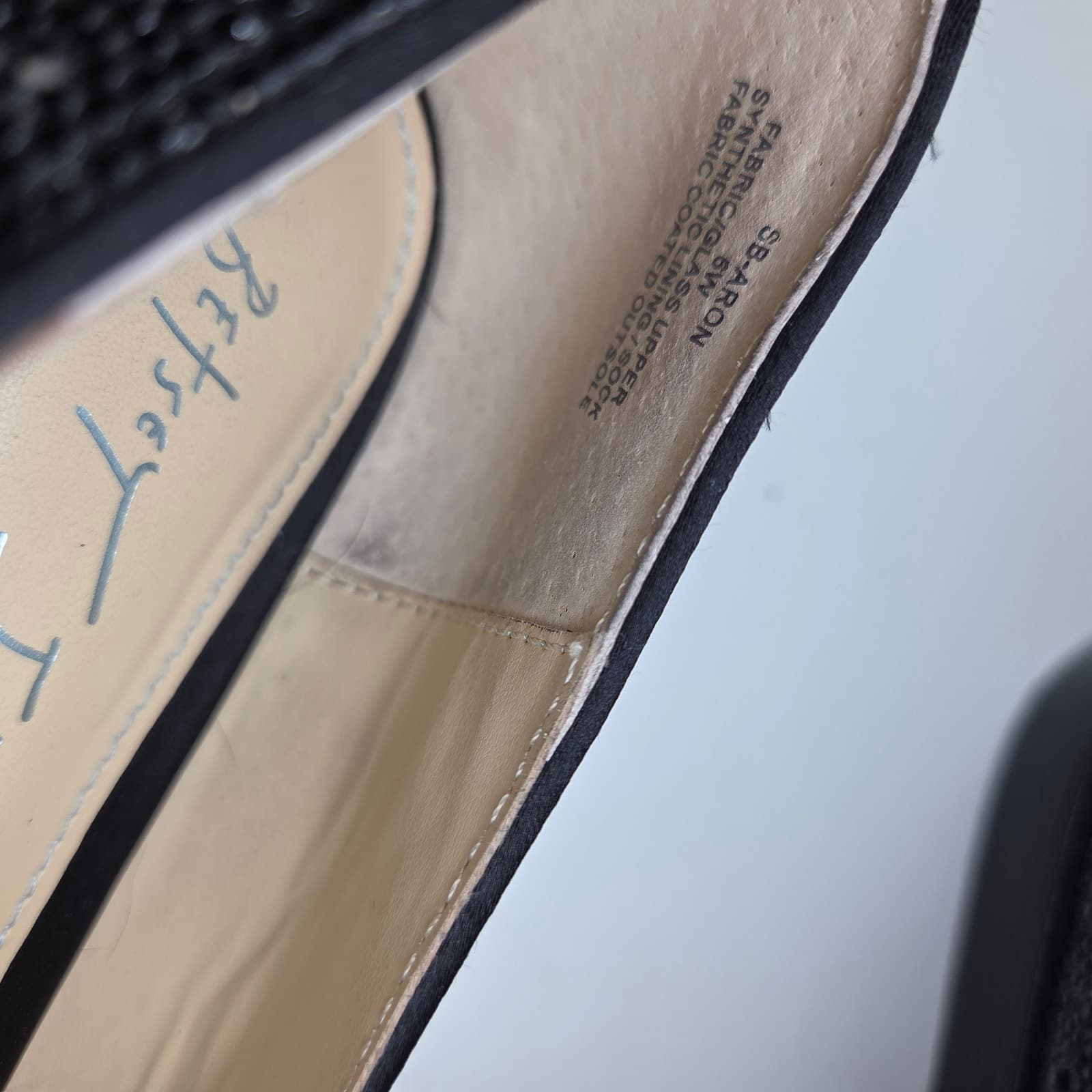 Betsey Johnson Aron Penny Loafers - Black Rhinestone - Size 8 - Thumbnail 11