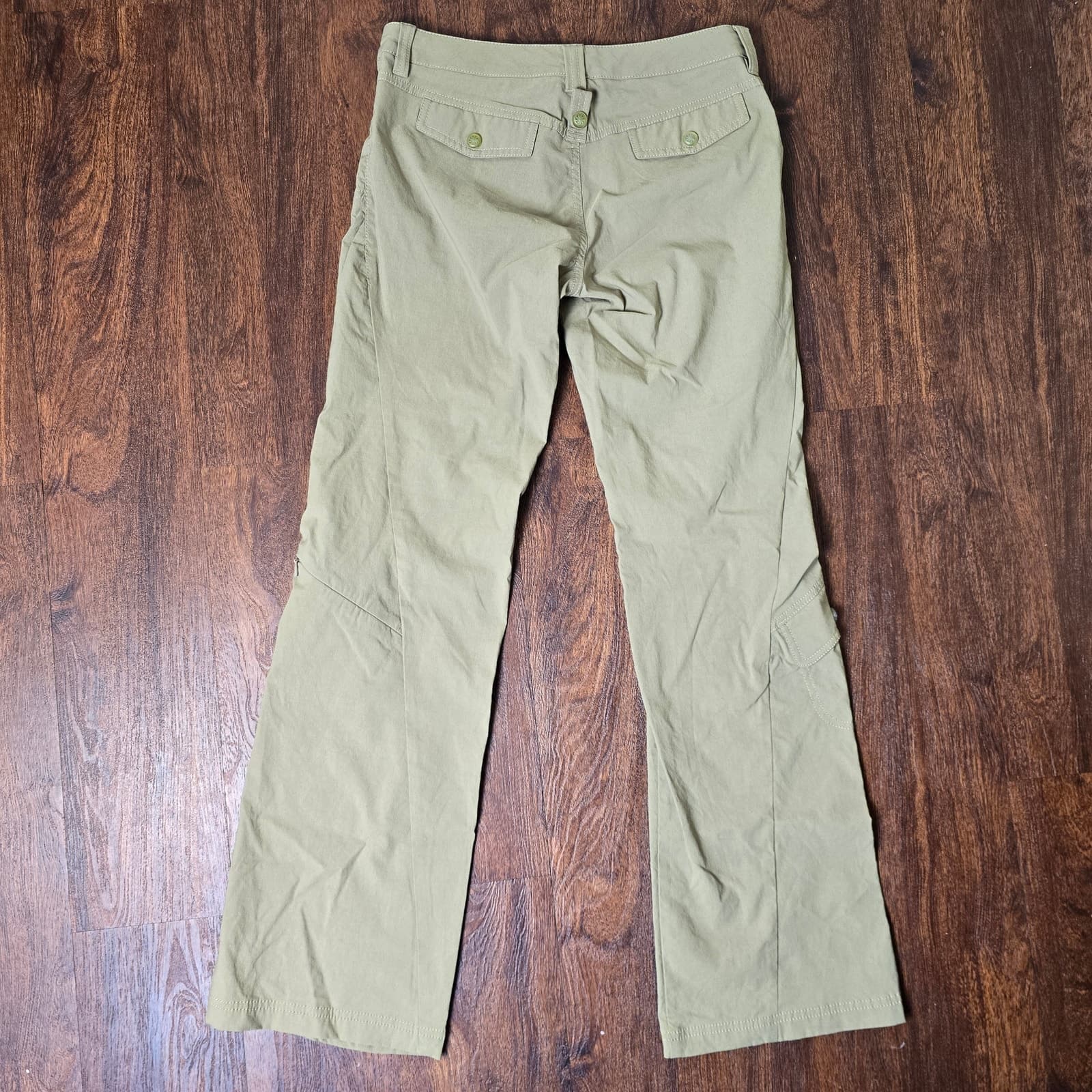 Athleta Khaki Dipper Utility Cargo Carpenter Pants - Size 4 - Style # 683761 - Thumbnail 8