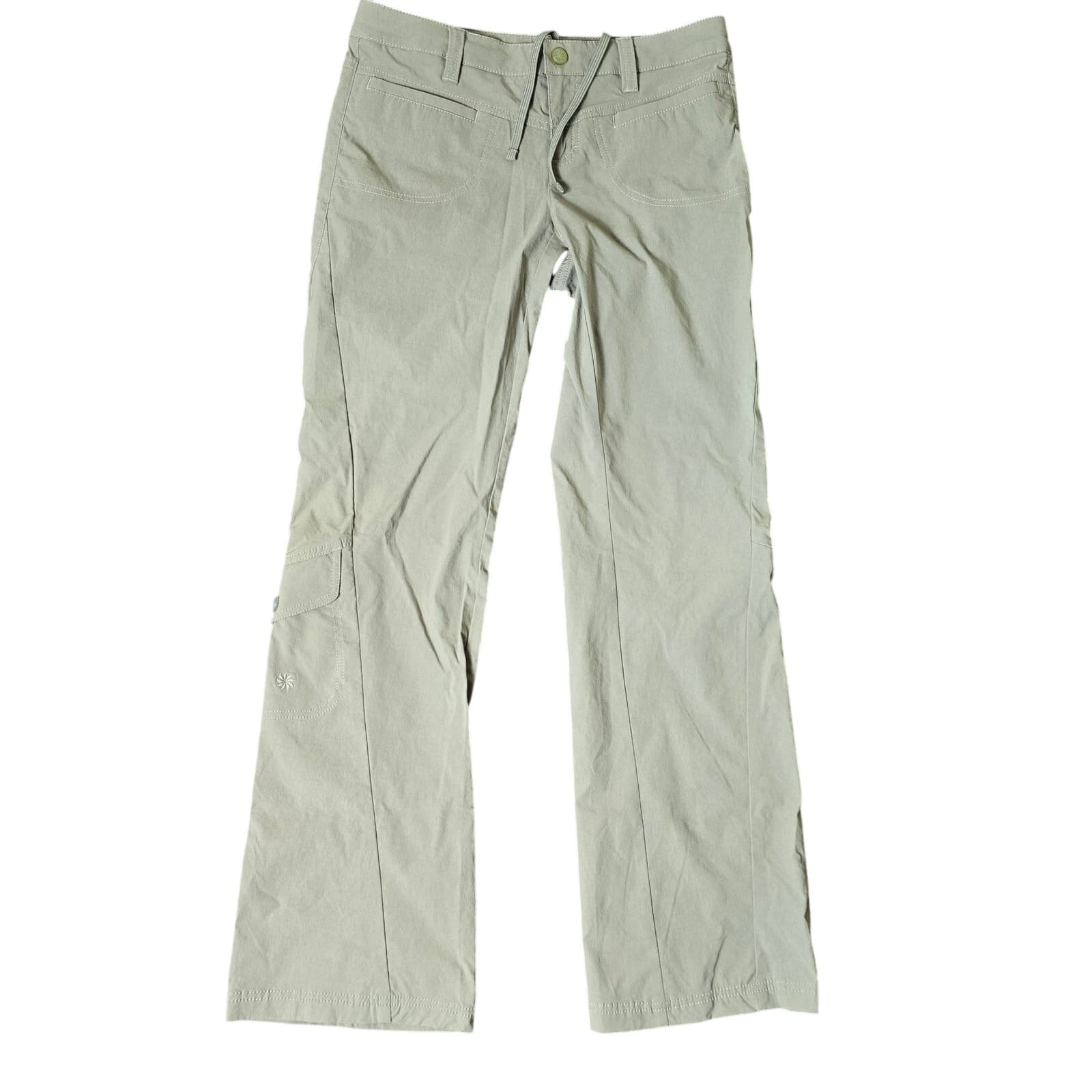 Athleta Khaki Dipper Utility Cargo Carpenter Pants - Size 4 - Style # 683761 - Thumbnail 3