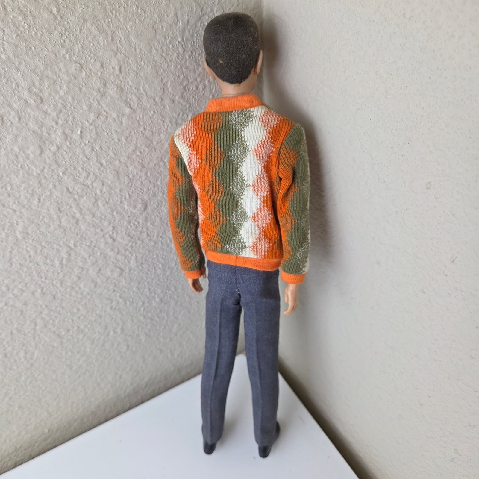 Vintage 1960s Original Brown Flocked Hair Ken Doll Roller Skate Date Outfit - Thumbnail 3