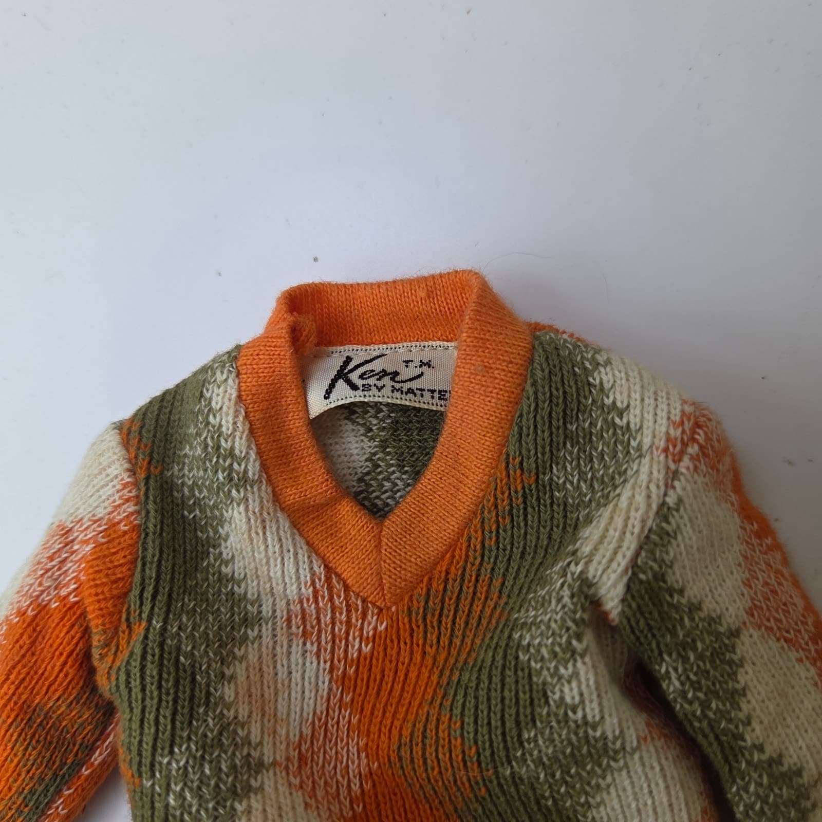 Vintage 1960s Original Brown Flocked Hair Ken Doll Roller Skate Date Outfit - Thumbnail 4