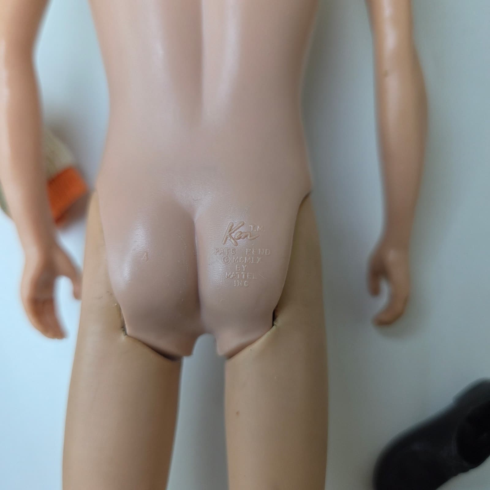 Vintage 1960s Original Brown Flocked Hair Ken Doll Roller Skate Date Outfit - Thumbnail 8