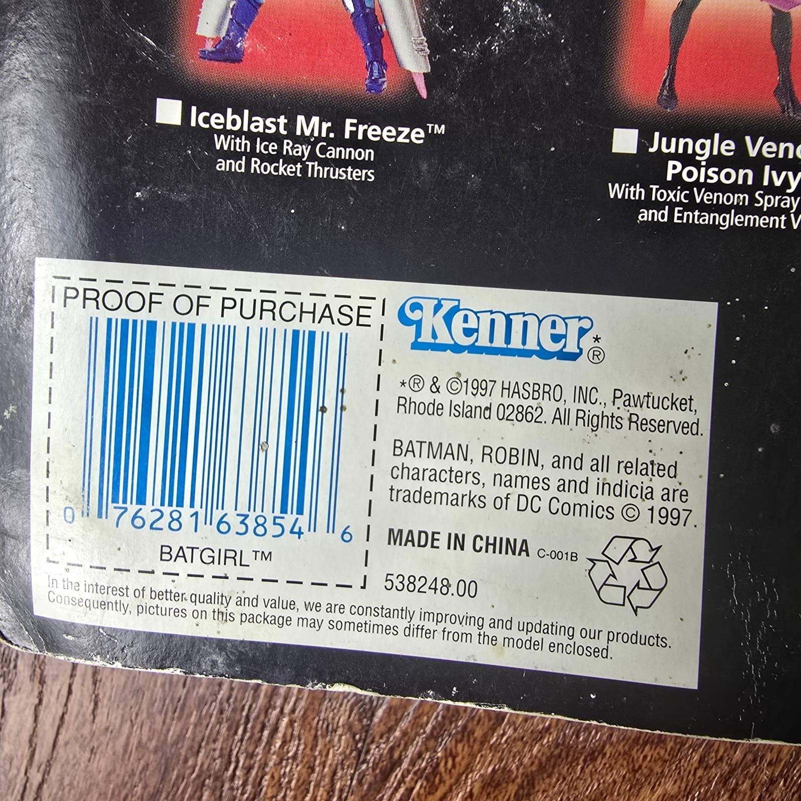 Vintage Kenner 1997 Batman & Robin Batgirl Battle Blade Buster + Strike Scythe - Thumbnail 6