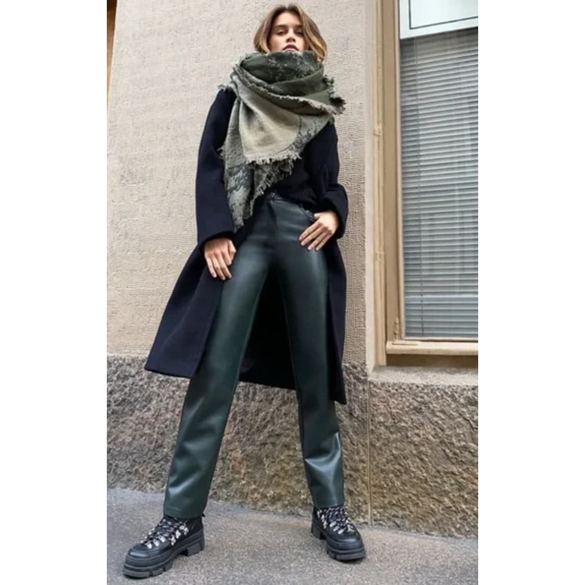 Wilfred The Melina Pant High-waisted Vegan Leather - Size 8 - Green - 81518 - Thumbnail 10