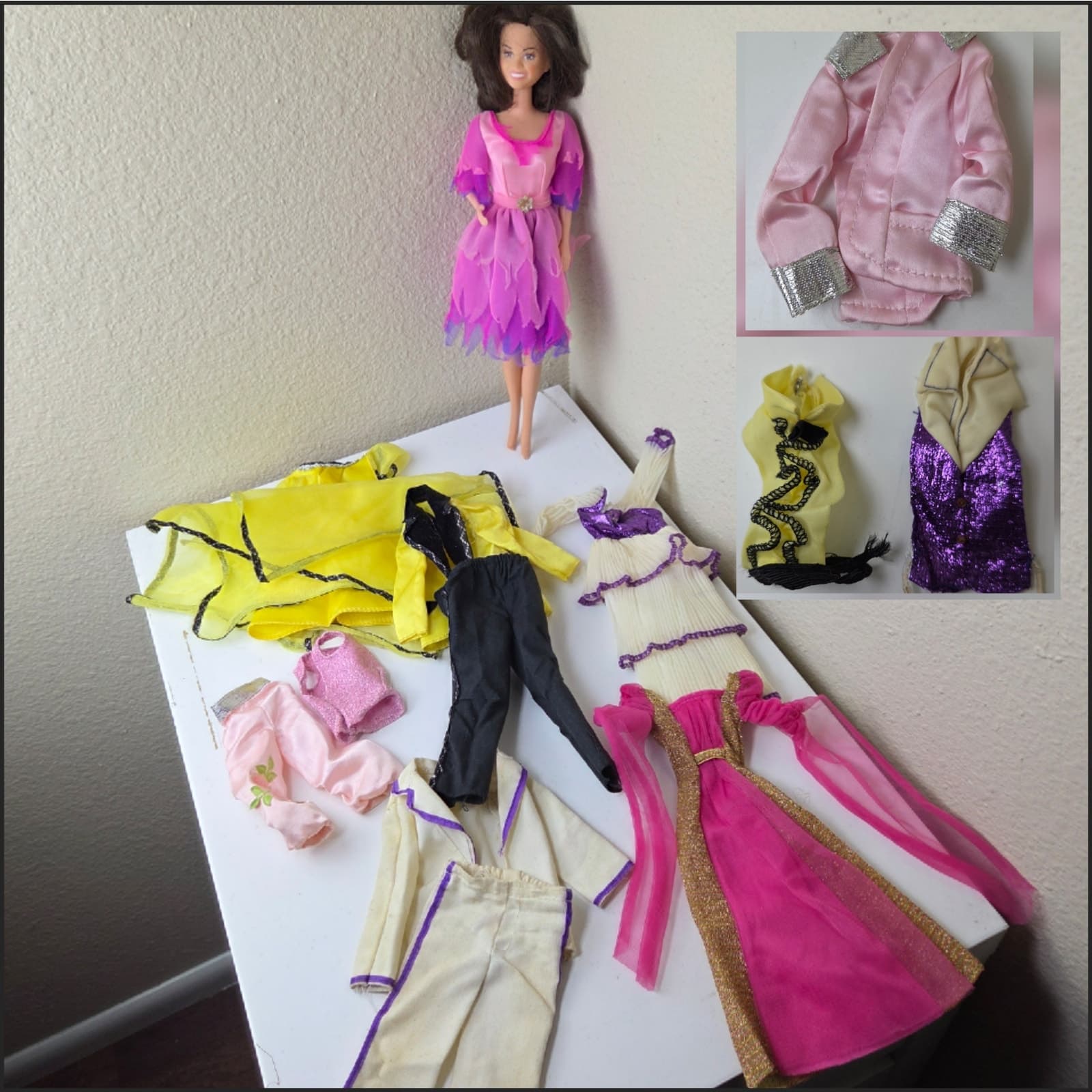 HUGE Vintage Marie Osmund Doll + Clothing Lot + Donny Osmund Outfits - Image 1