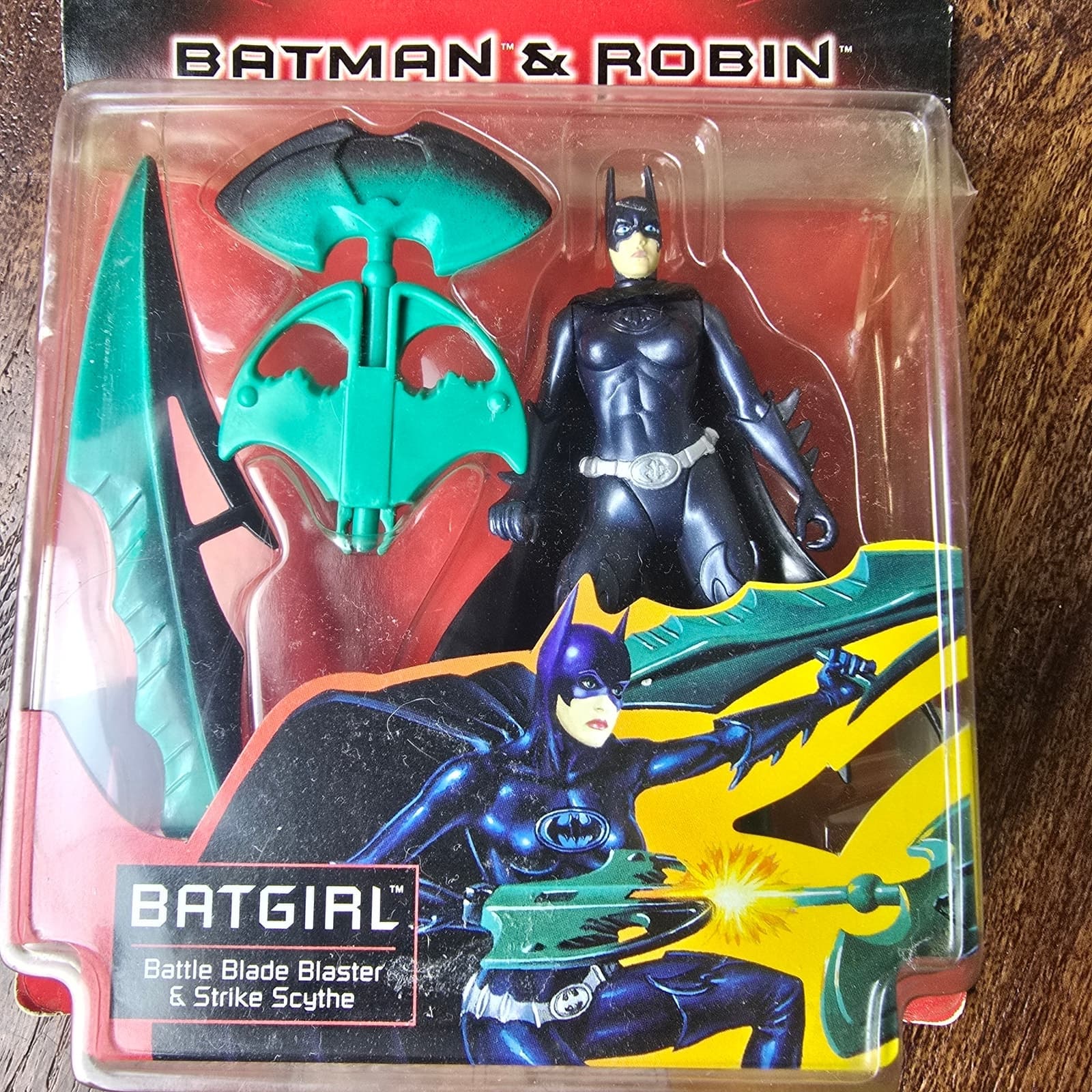Vintage Kenner 1997 Batman & Robin Batgirl Battle Blade Buster + Strike Scythe - Thumbnail 3