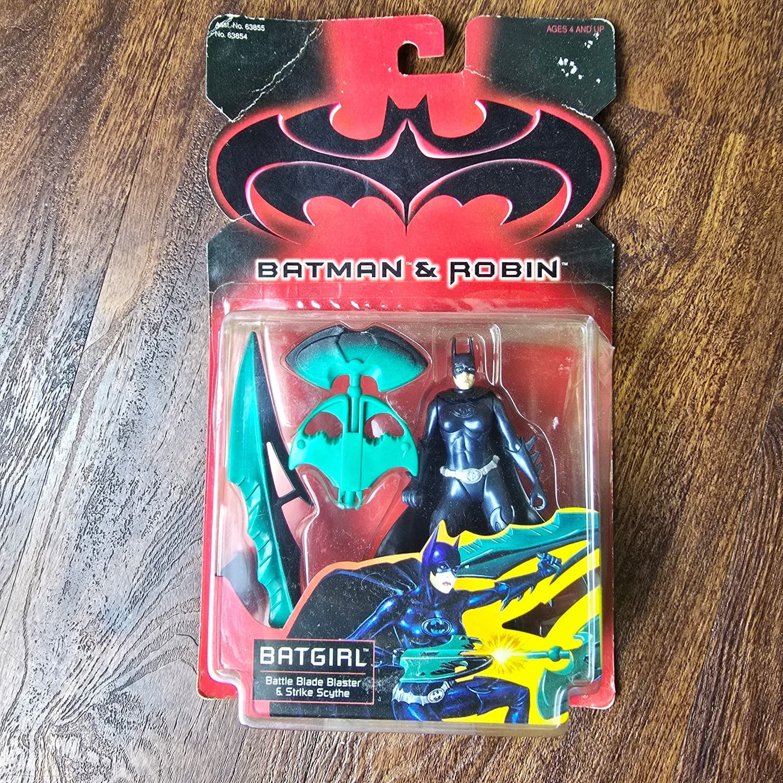 Vintage Kenner 1997 Batman & Robin Batgirl Battle Blade Buster + Strike Scythe - Image 1