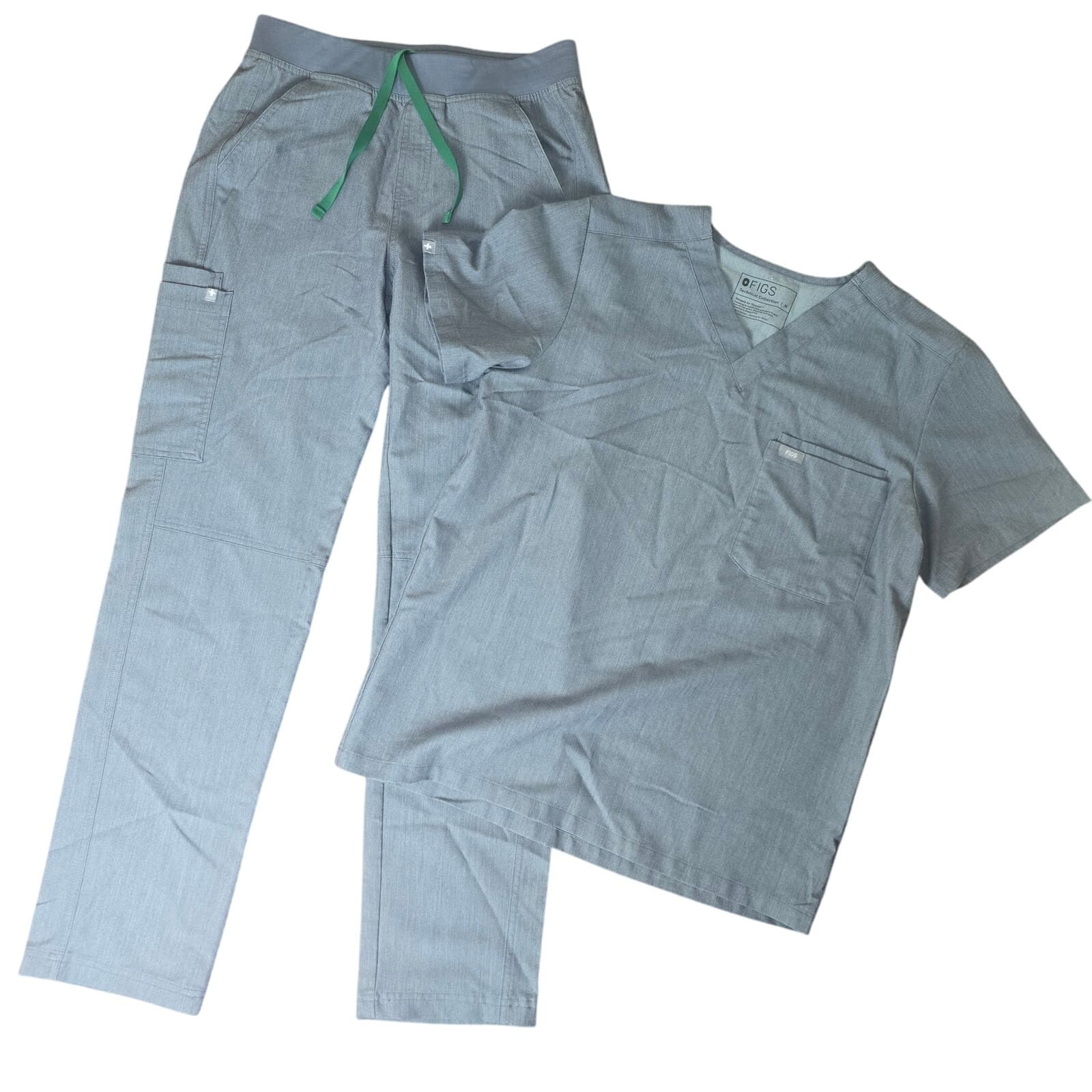 FIGS Men's Scrub Set Axim Scrub Pants Small + Leon 3 Pocket Scrub Top Medium - Image 1