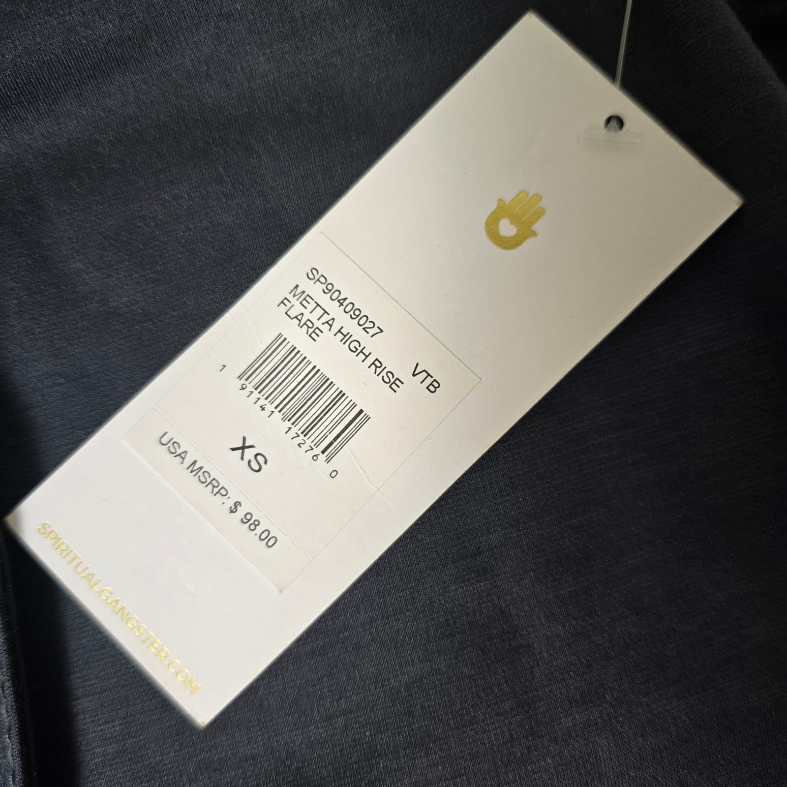 Spiritual Gangster Metta High Rise Flare Yoga Pants - Charcoal Gray - XS - NWT - Thumbnail 7