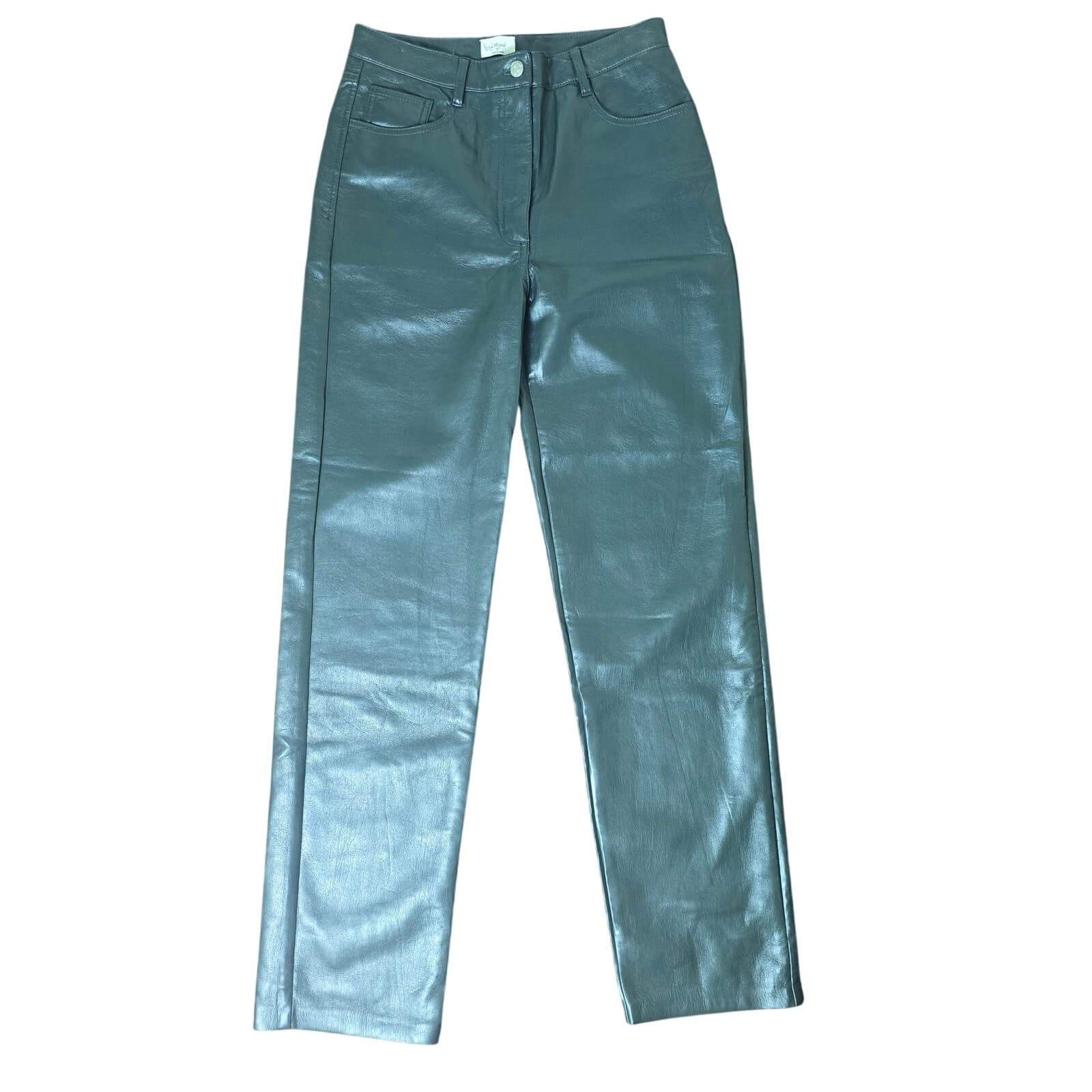 Wilfred The Melina Pant High-waisted Vegan Leather - Size 8 - Green - 81518 - Image 1