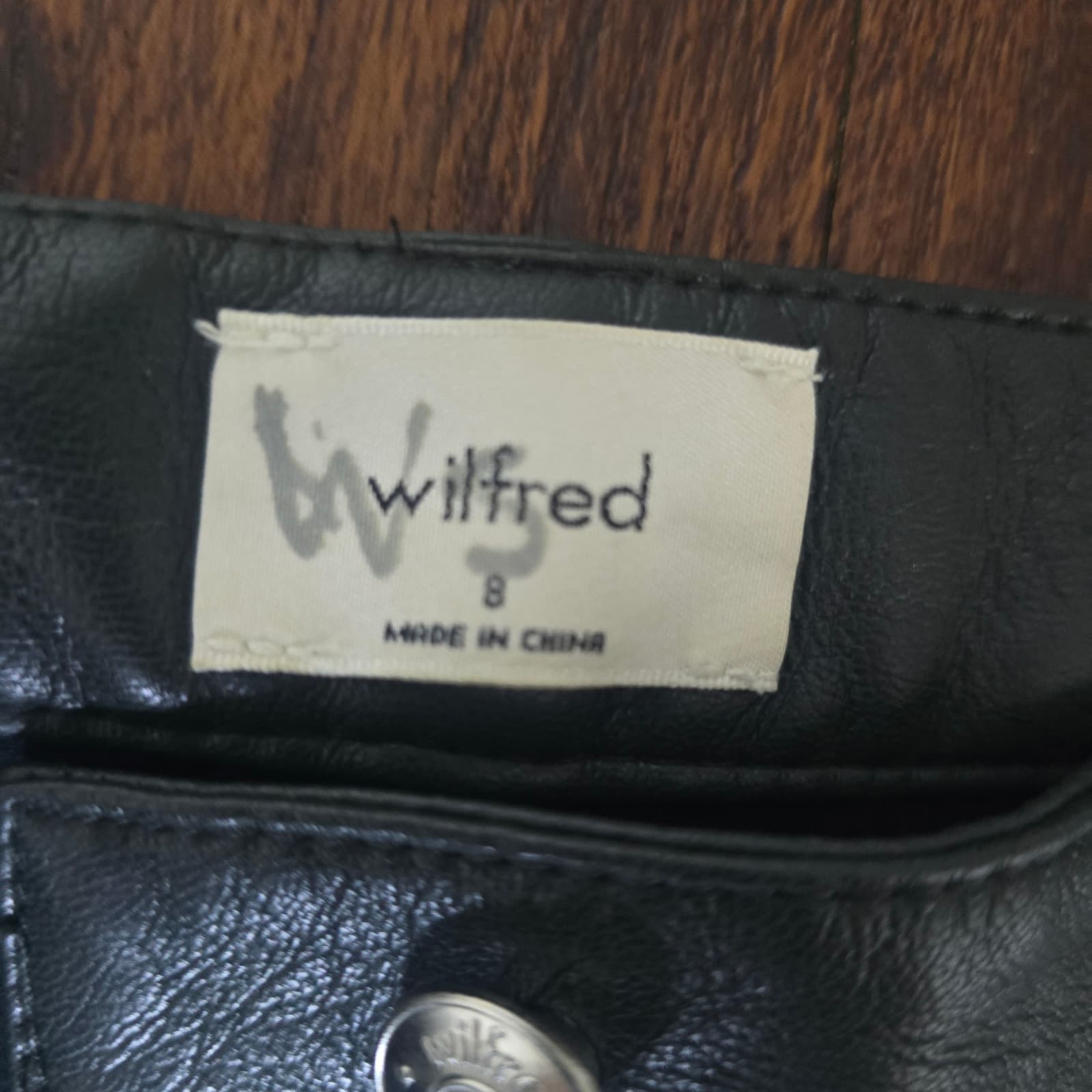 Wilfred The Melina Pant High-waisted Vegan Leather - Size 8 - Green - 81518 - Thumbnail 6