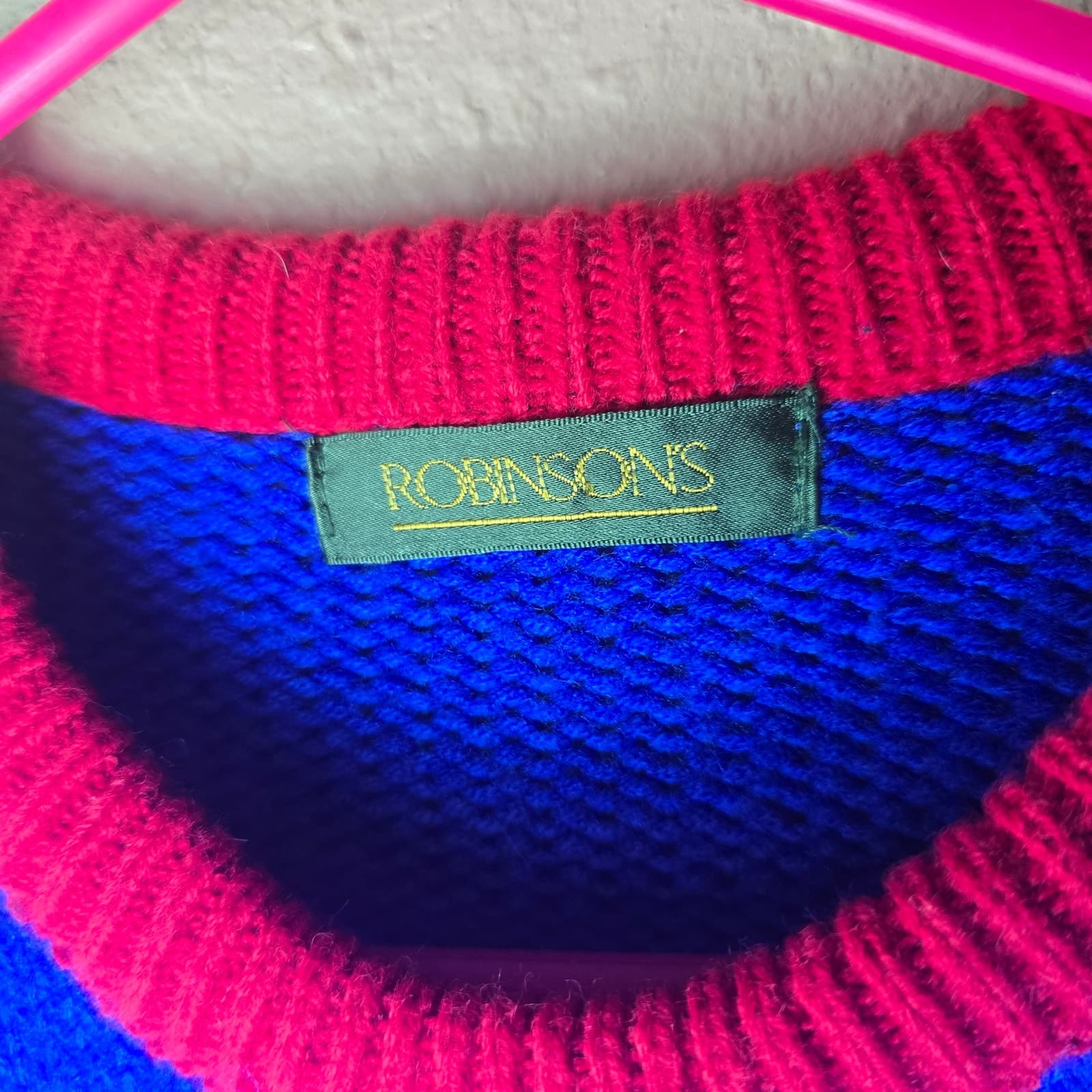 Vintage Robinson's Ugly Christmas Sweater Santa Christmas Tree - Medium - Thumbnail 5