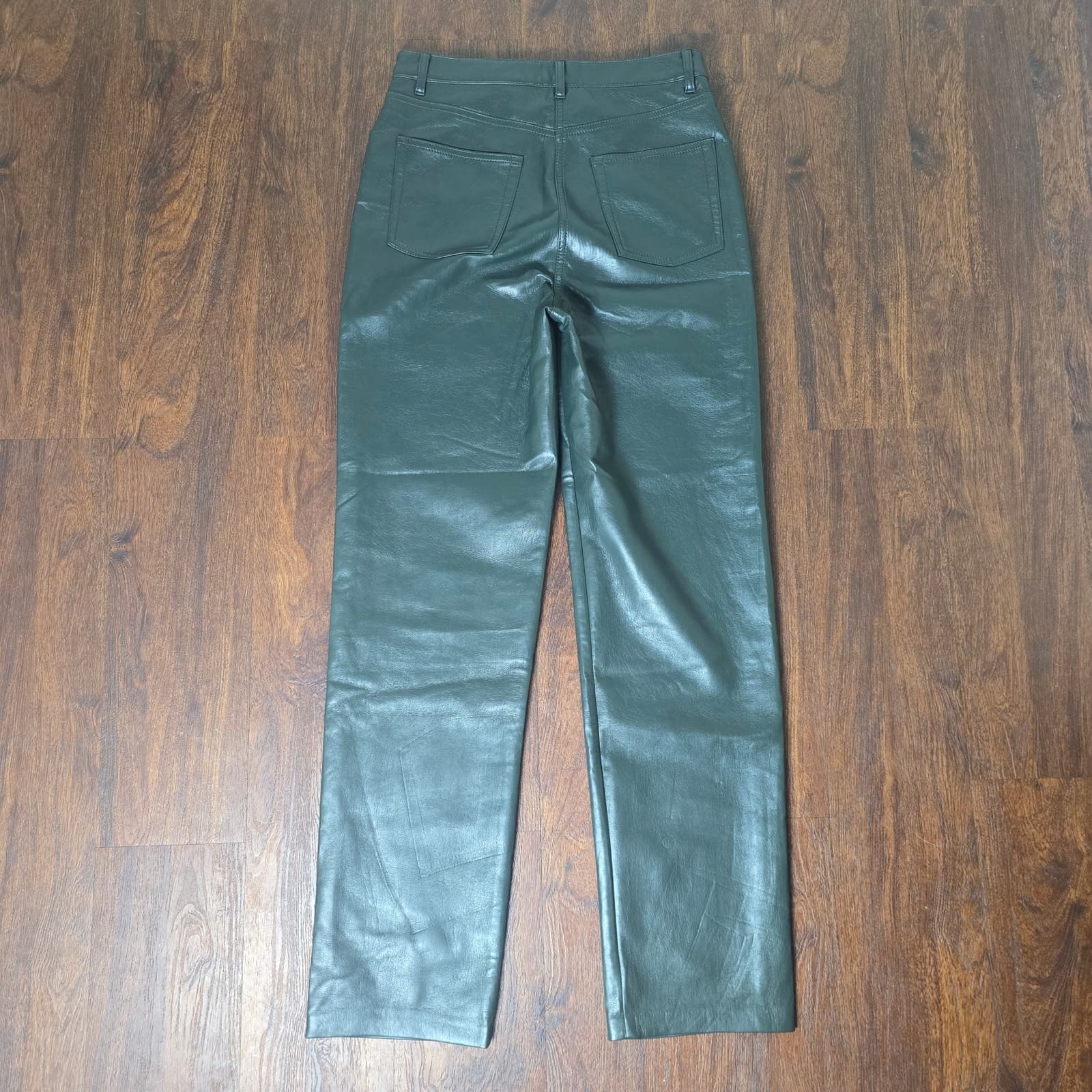 Wilfred The Melina Pant High-waisted Vegan Leather - Size 8 - Green - 81518 - Thumbnail 4