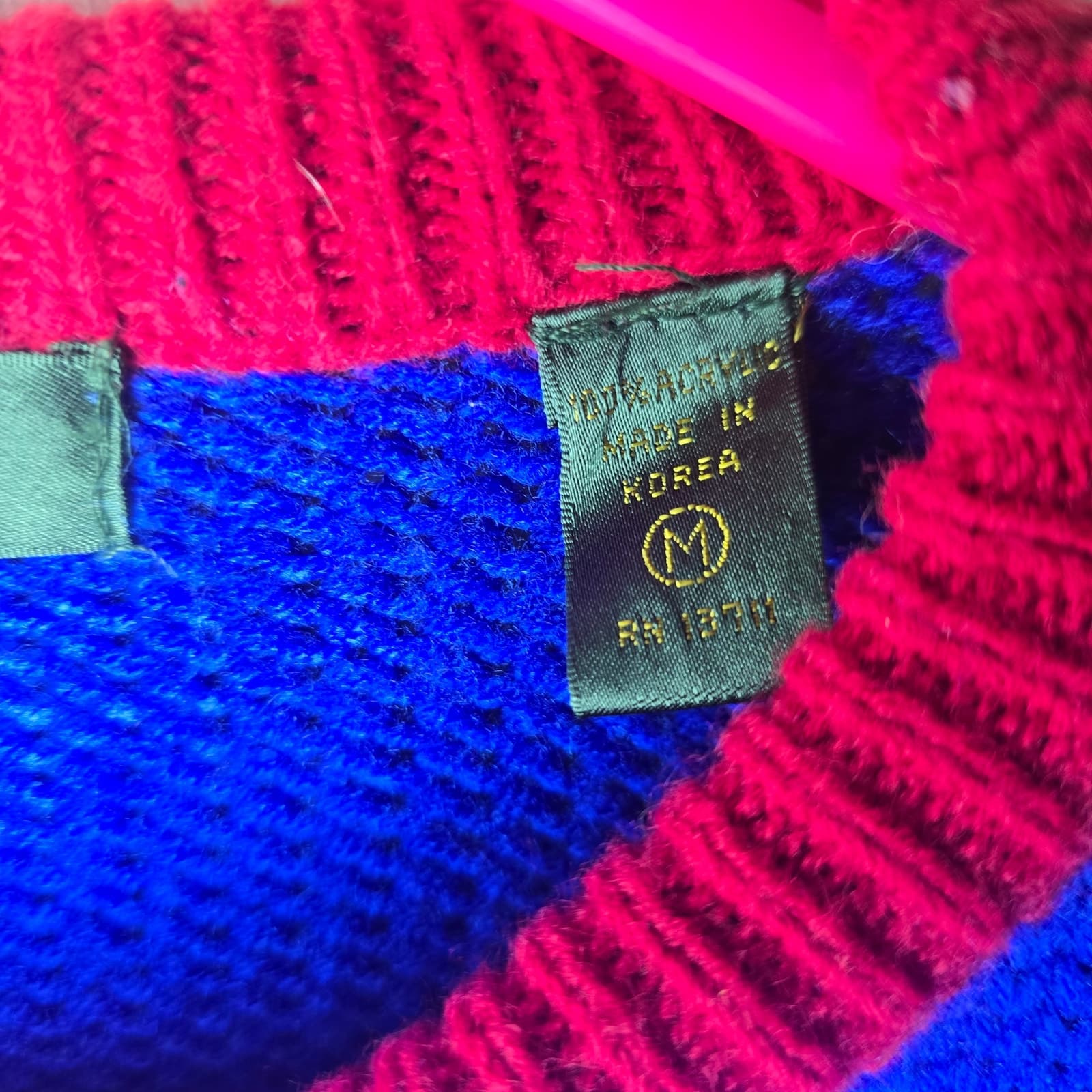 Vintage Robinson's Ugly Christmas Sweater Santa Christmas Tree - Medium - Thumbnail 6