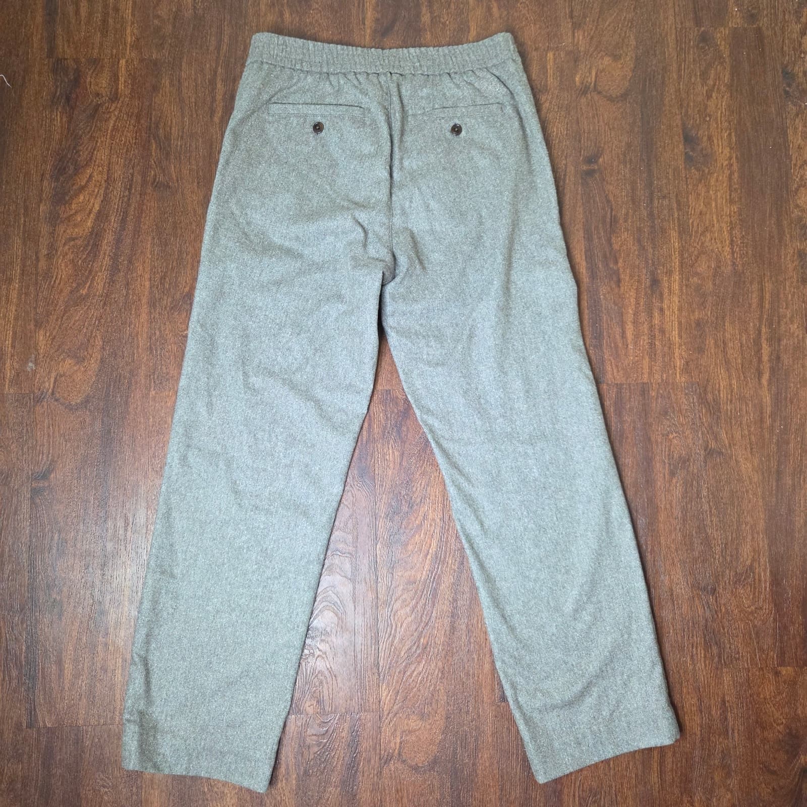 Women's Authentic Ted Baker London Brown Wool Blend Dress Pants - Size 30R - Thumbnail 4