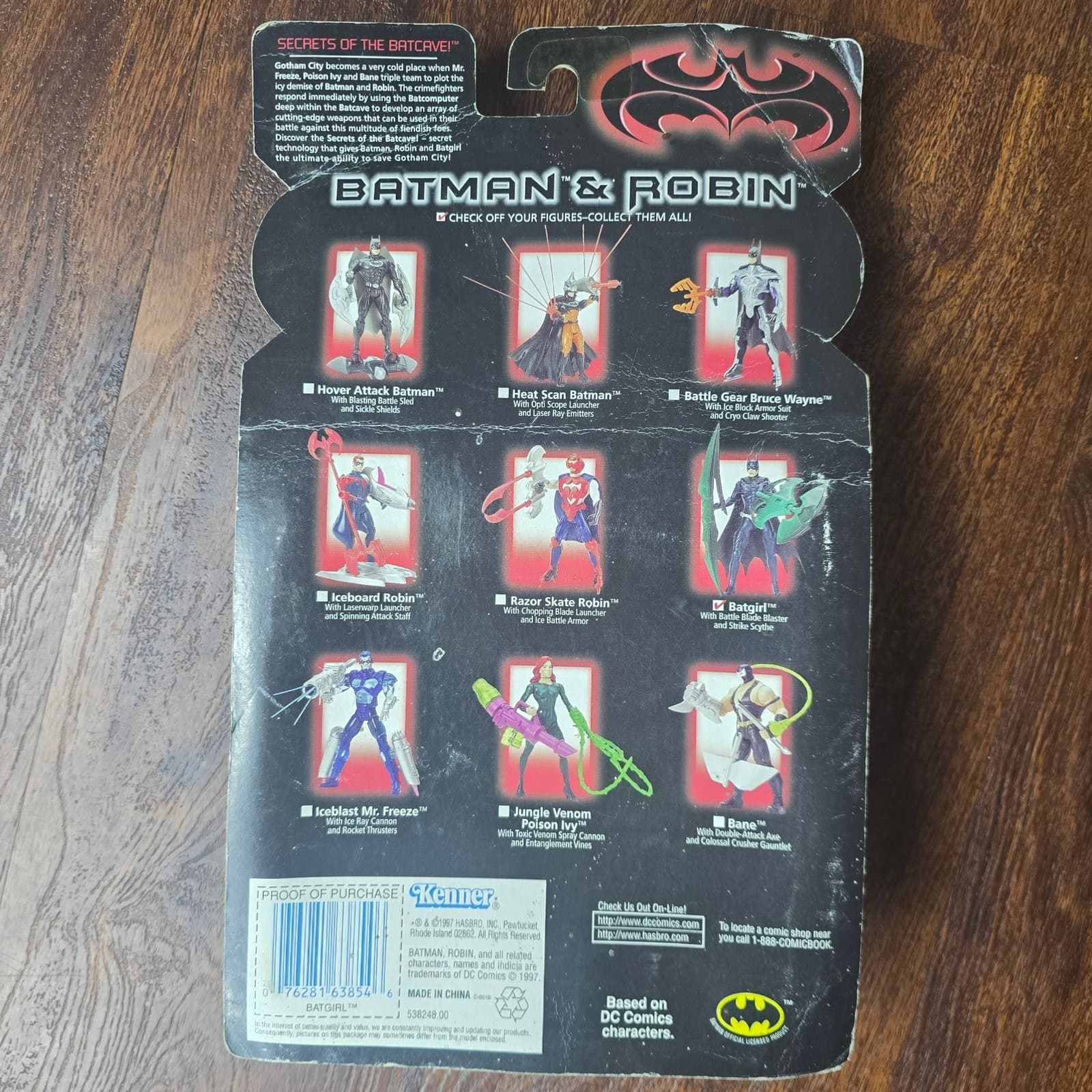 Vintage Kenner 1997 Batman & Robin Batgirl Battle Blade Buster + Strike Scythe - Thumbnail 5