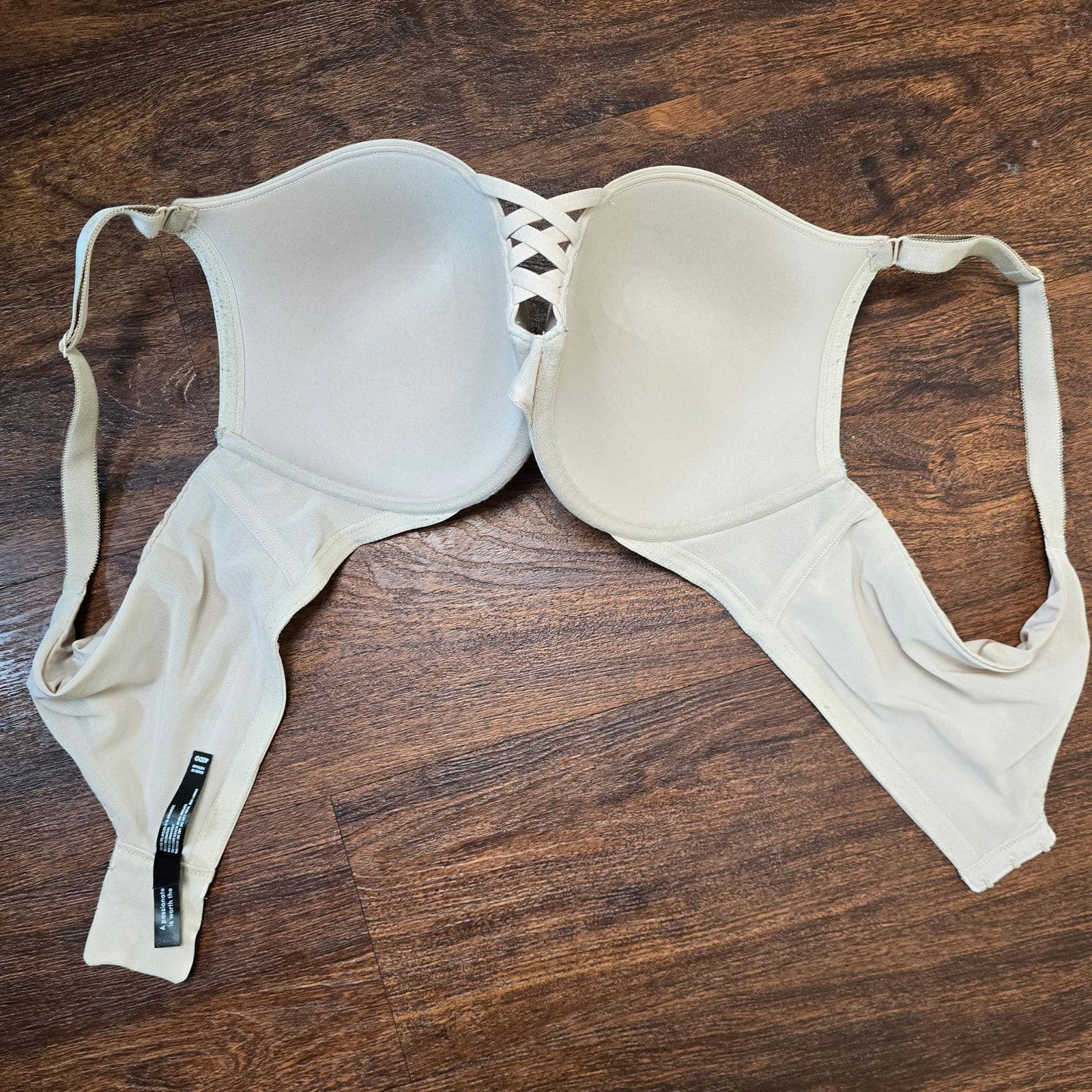 Torrid XO Plunge Push-Up Bra Color Rose Dust Size 40DD Item # 11854336 - Thumbnail 6