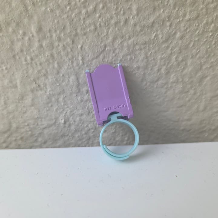 Vintage 1990 Polly Pocket Polly Plays Princess Throne Ring - Ring Only - Thumbnail 2