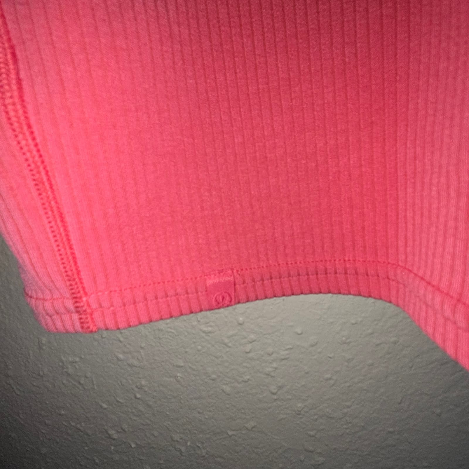 Lululemon Ribbed Softstreme Slim-Fit Tank Dress - Glaze Pink - Size 6 - W1ECYS - Thumbnail 6