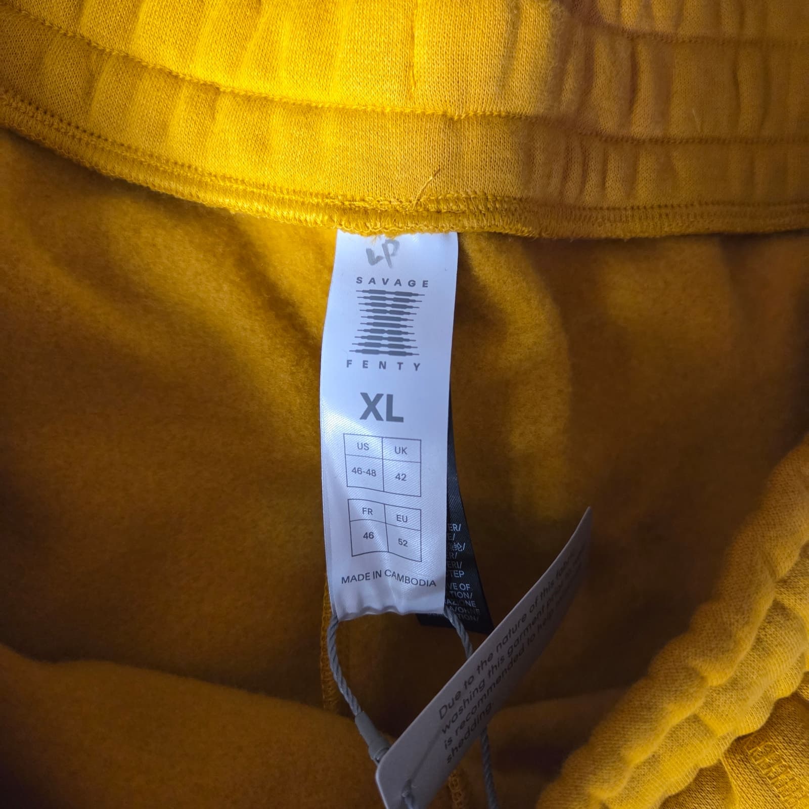 Savage X Fenty Essential Relaxed Pant Golden Yellow - XL - NWT - Thumbnail 6