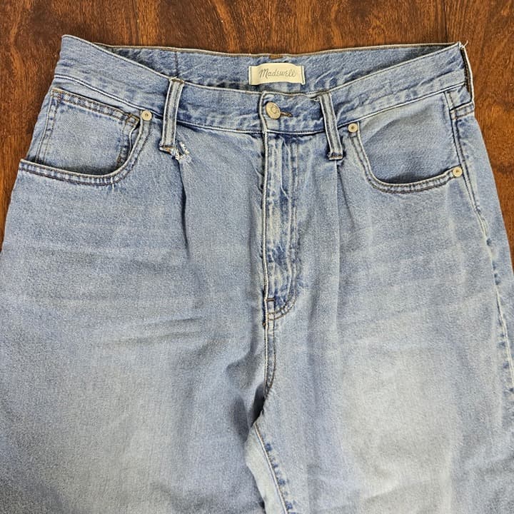 Madewell High Rise Baggy Tapered Jeans - Size 29 - Style MD675 - Thumbnail 6