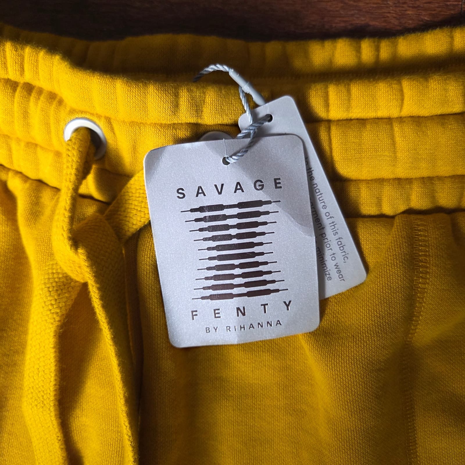 Savage X Fenty Essential Relaxed Pant Golden Yellow - XL - NWT - Thumbnail 5
