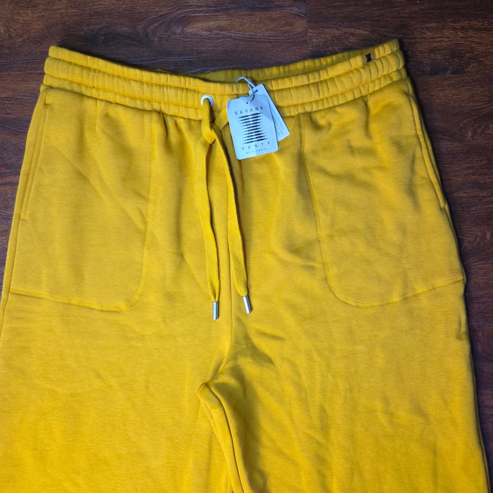 Savage X Fenty Essential Relaxed Pant Golden Yellow - XL - NWT - Thumbnail 2
