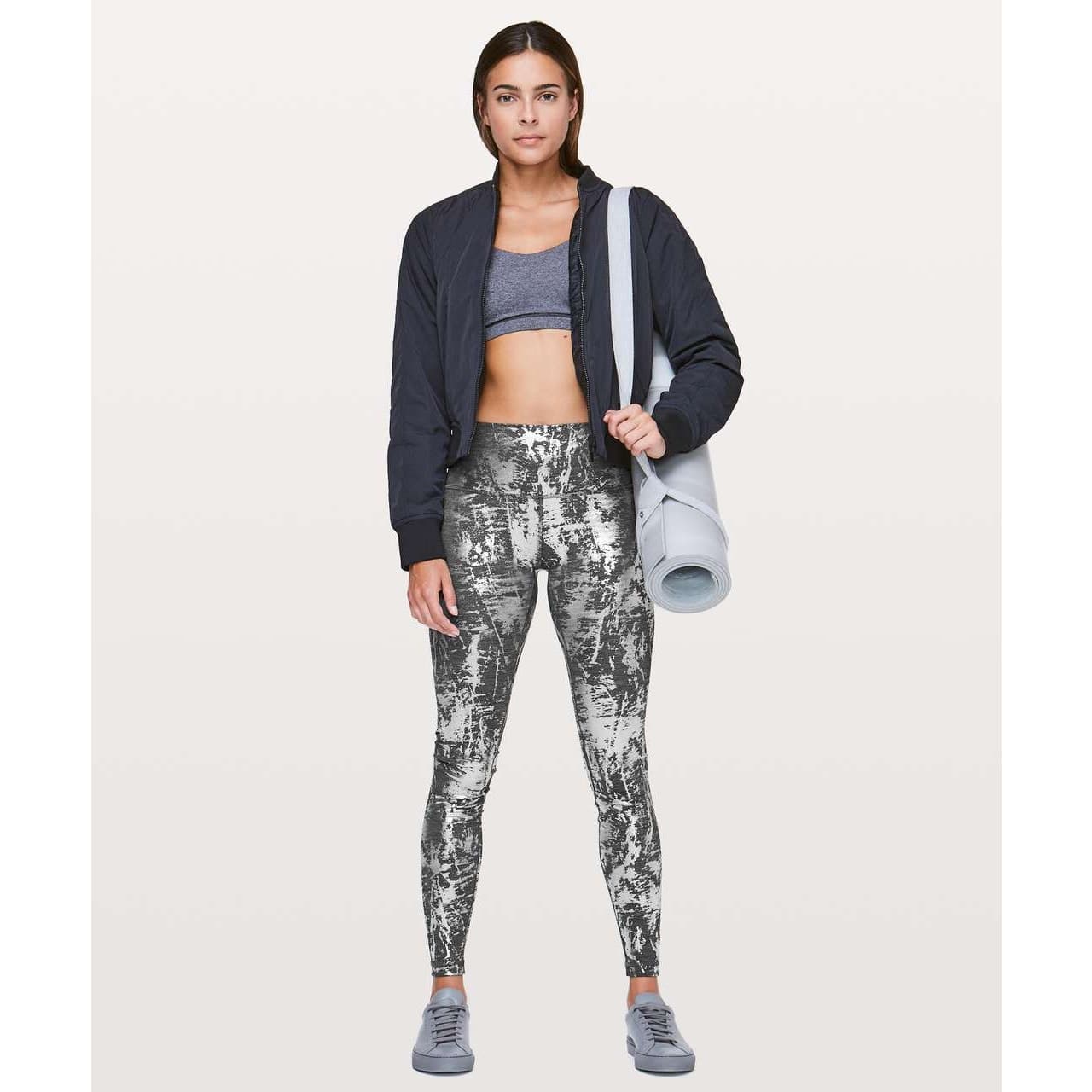 Lululemon Wunder Under Hi-Rise Tight *Brindle Foil 28" Size 6 - Thumbnail 2