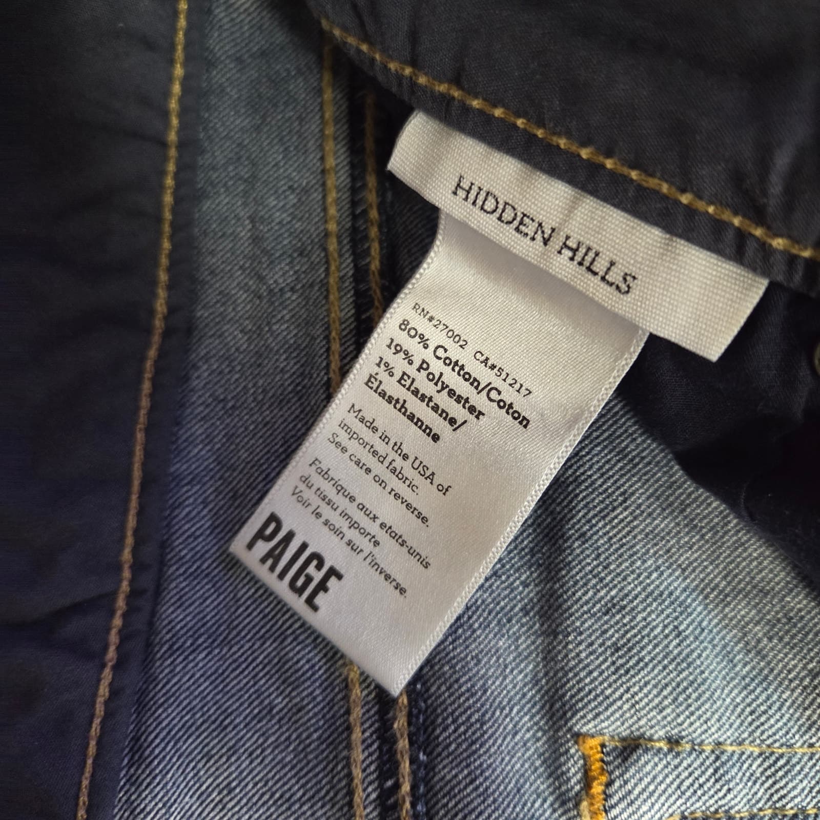 Hidden Hills Straight Leg Mid-Rise Jeans, Size 29 - Thumbnail 7