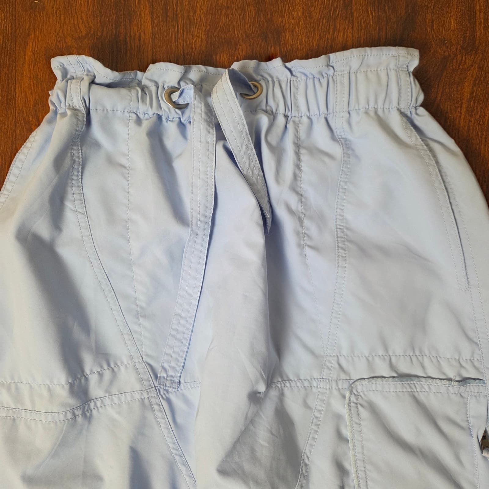 Free People FP Movement Spring Trekker Harem Cargo Pant - Snowbird Blue - XS - Thumbnail 7