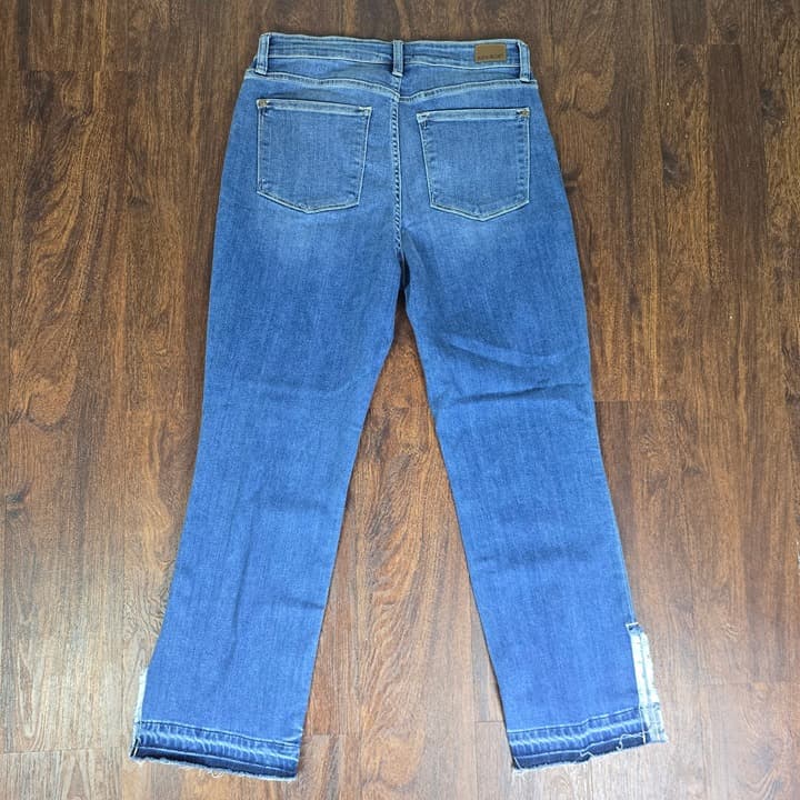 Judy Blue Relaxed Fit Released Hem Straight Leg Jeans - Size 11/30 - JB82453MD - Thumbnail 10