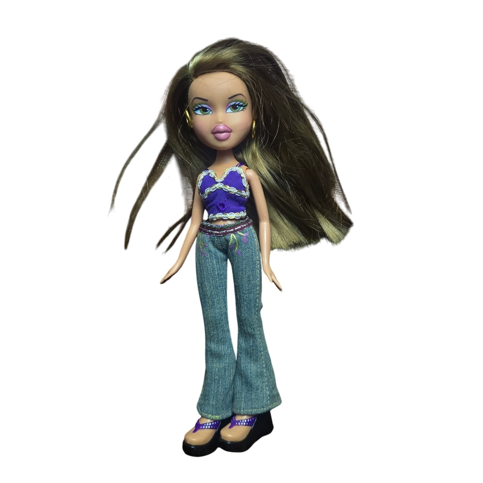 Bratz Funk Out Fianna Reproduction Doll with Outfit Shoes Earrings - Thumbnail 2