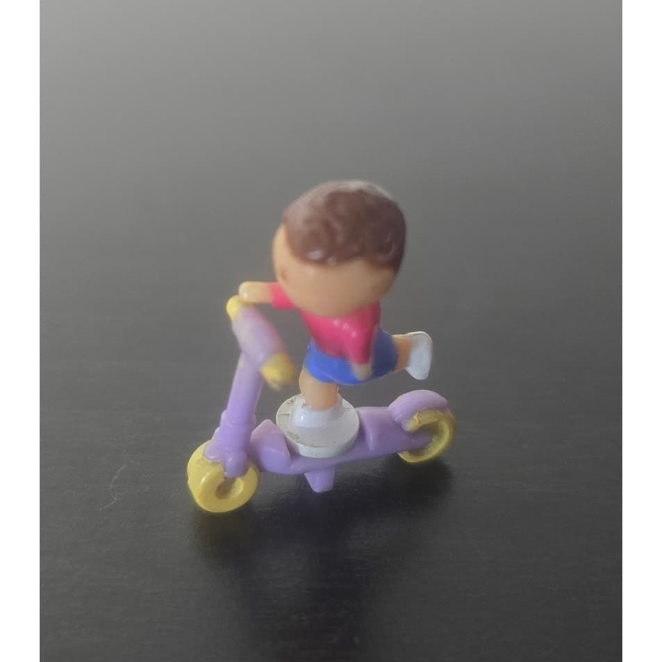 Vintage Polly Pocket Bluebird 1994 Strollin' Surprise Ben Doll + Scooter - Image 1