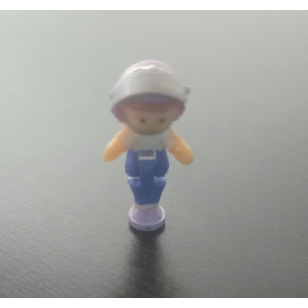 Vintage Polly Pocket Bluebird 1994 Scooter Fun Replacement Midge Doll - Thumbnail 2