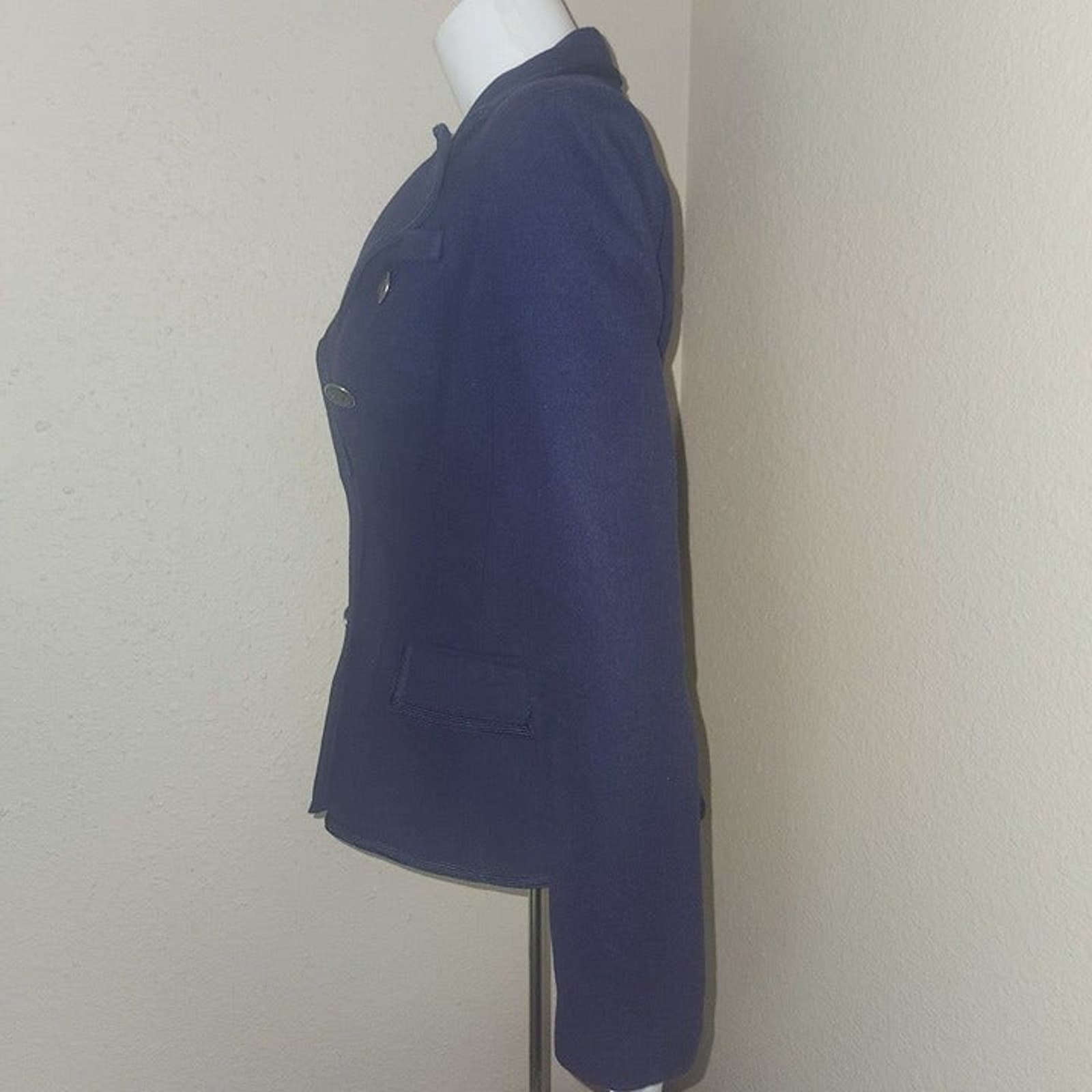 BB Dakota Military Style Wool Blend Jacket, Small - Thumbnail 5