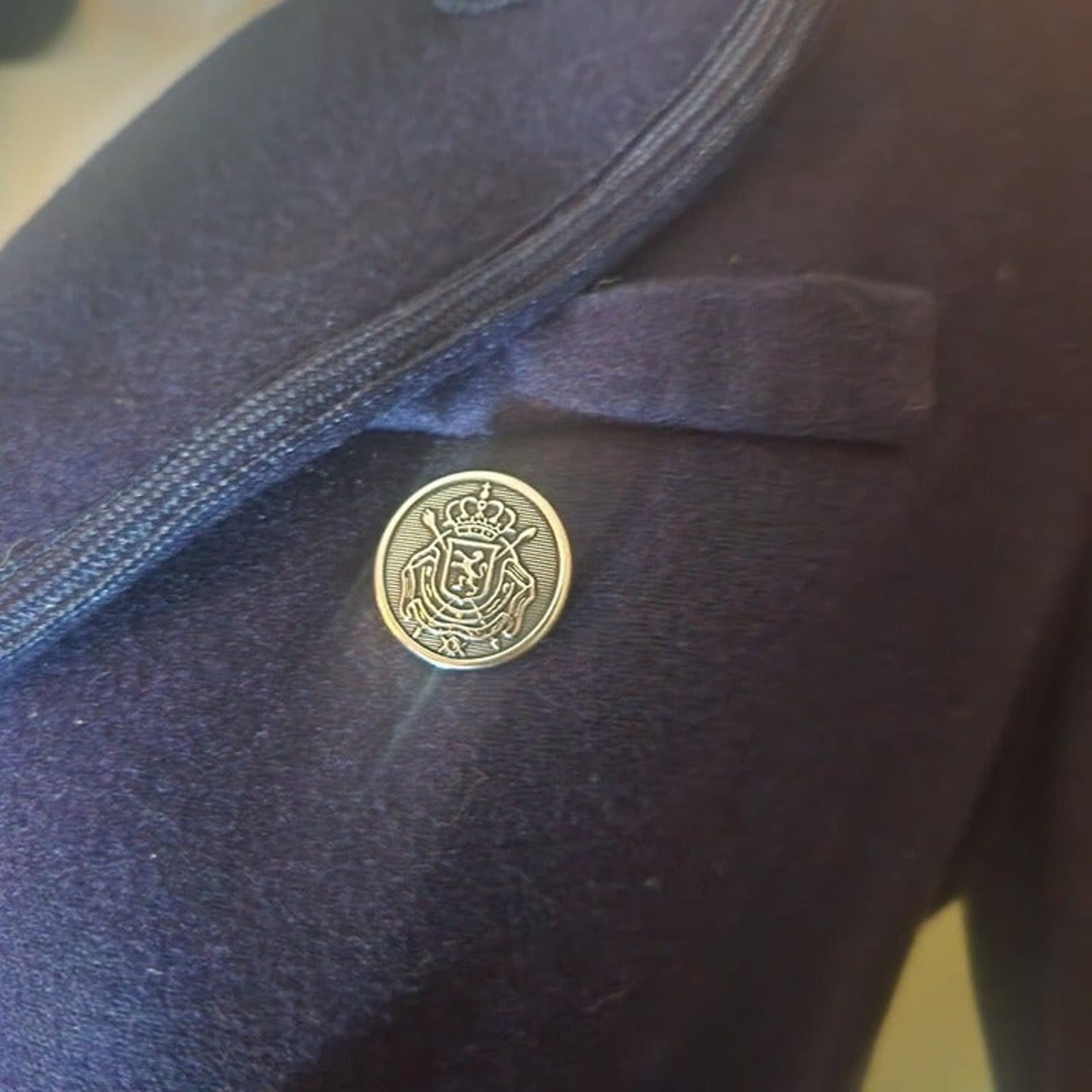 BB Dakota Military Style Wool Blend Jacket, Small - Thumbnail 7