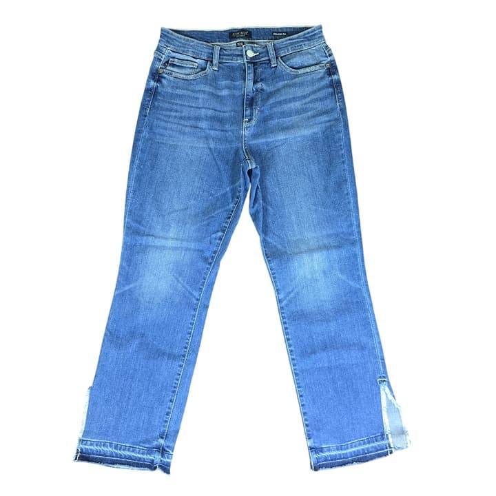 Judy Blue Relaxed Fit Released Hem Straight Leg Jeans - Size 11/30 - JB82453MD - Image 1