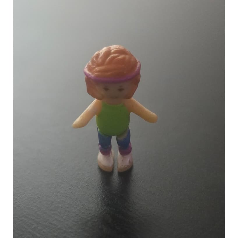 Vintage Polly Pocket Bluebird 1994 Magical Mansion Replacement Midge Doll - Thumbnail 2