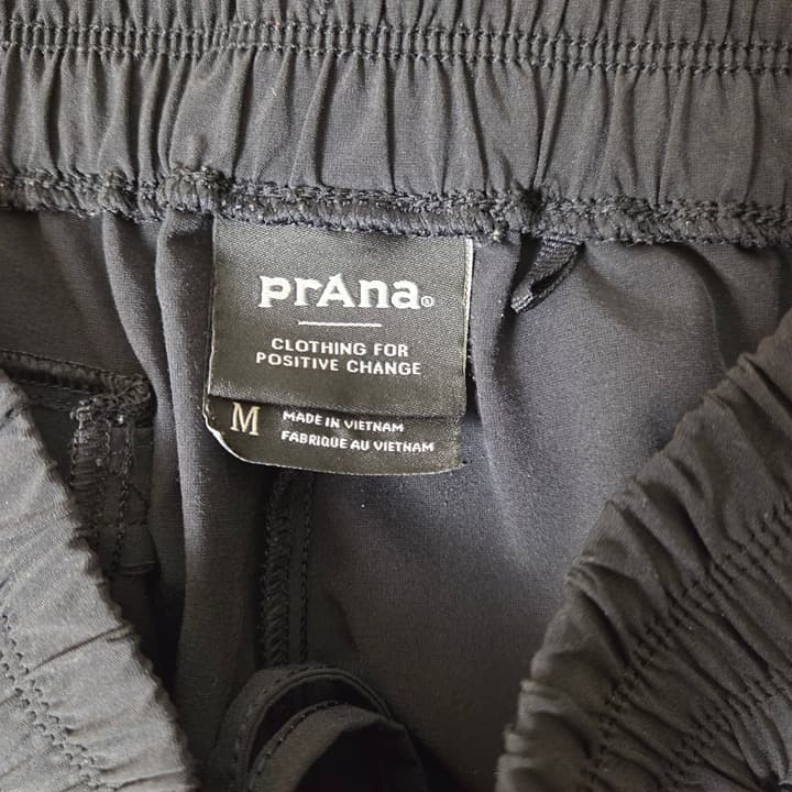 Prana Midtown Capri Ruched Jogger - Black - Medium - Thumbnail 7